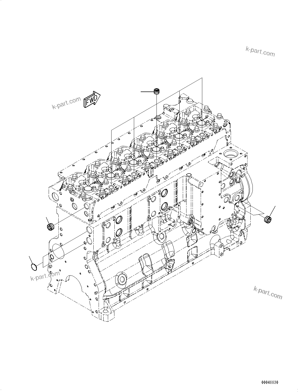 Komatsu parts book diagram for SAA6D114E-3 S/N 26892960-UP (For PC300-8M2/PC350-8M2/PC350LC-8M2): CABIN HEATER PLUG, (#26892960-)