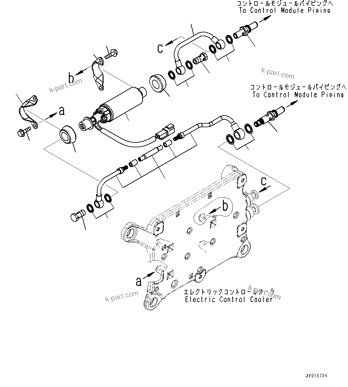 Komatsu parts book diagram for SAA6D114E-3 S/N 26892960-UP (For PC300-8M2/PC350-8M2/PC350LC-8M2): FUEL TRANSFER PUMP, (#26892960-)