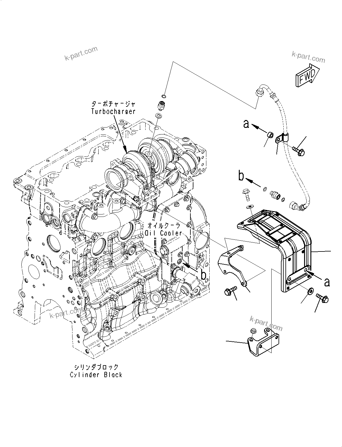 Komatsu parts book diagram for SAA4D107E-1 S/N 26527701-UP (For PC160LC-8): HEAT SHIELD, (EXCEPT JAPAN)(#26527701-)
