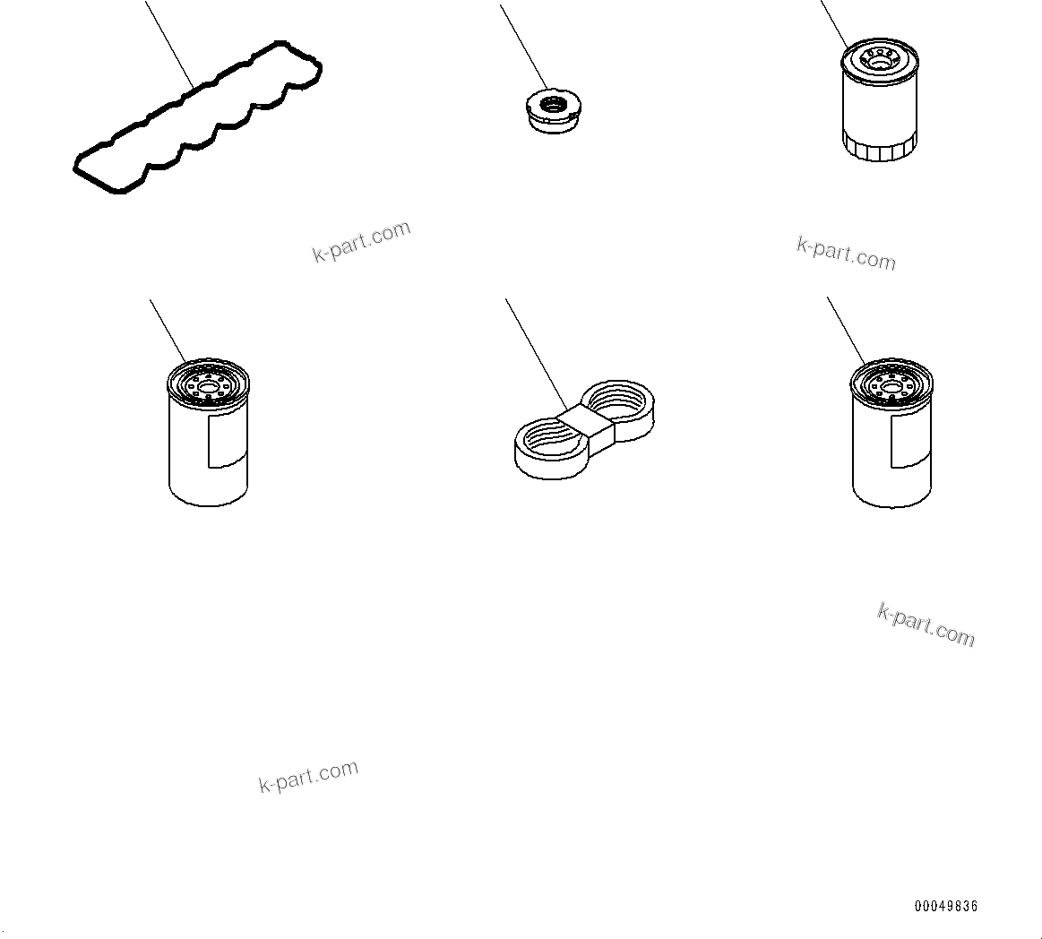 Komatsu parts book diagram for SAA4D107E-1 S/N 26527701-UP (For PC160LC-8): SPARE PARTS, (#26527701-)