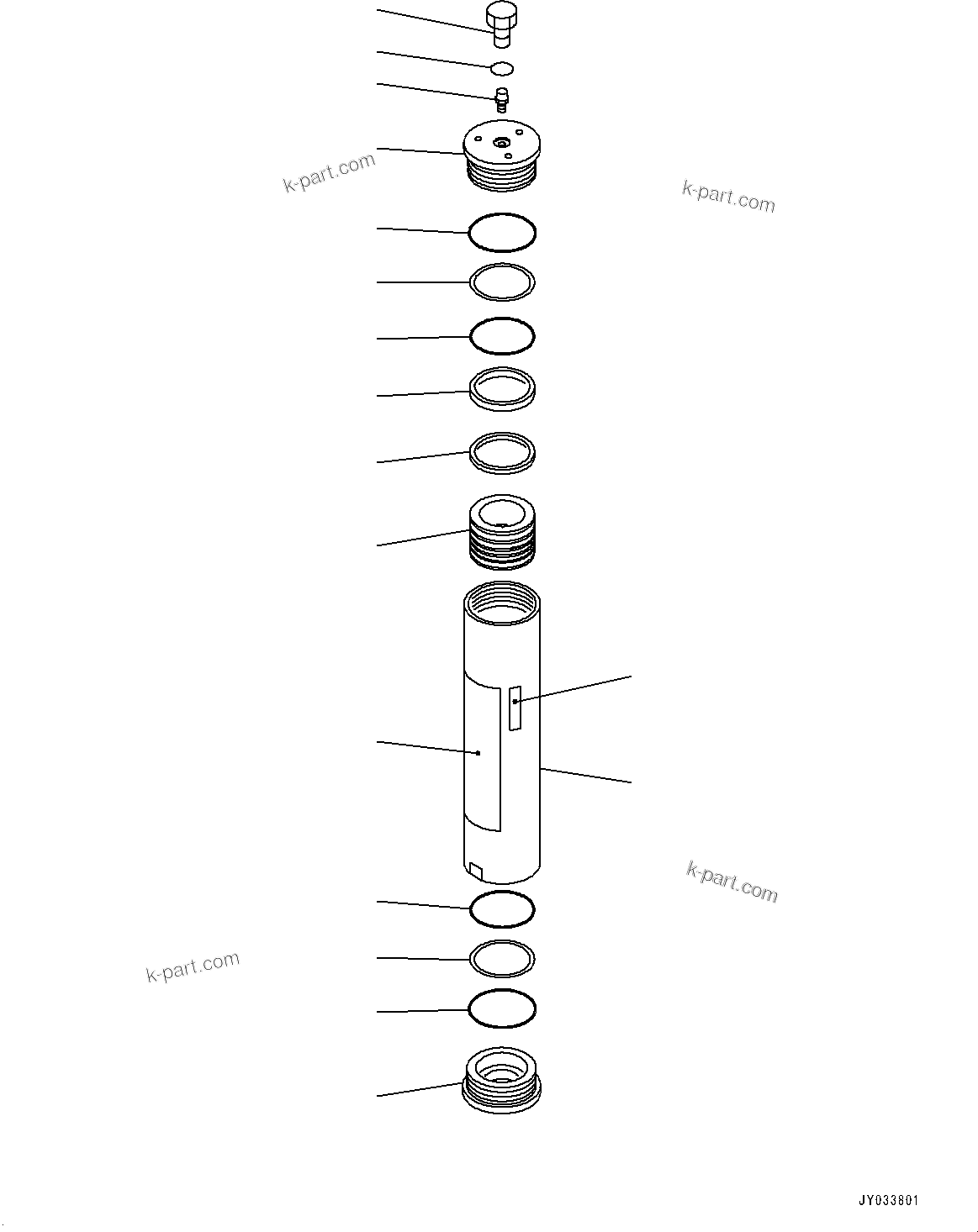 Komatsu parts book diagram for HD605-10 S/N 60001-UP: BRAKE PIPING, INNER PARTS, ACCUMULATOR, R2 TYPE (1/3) (UPPER)(#60001-)