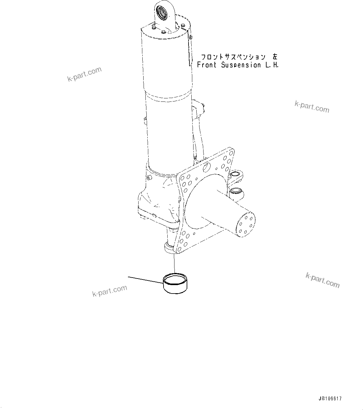 Komatsu parts book diagram for HD605-10 S/N 60001-UP: SPECIAL TOOL, ADAPTER(#60001-)