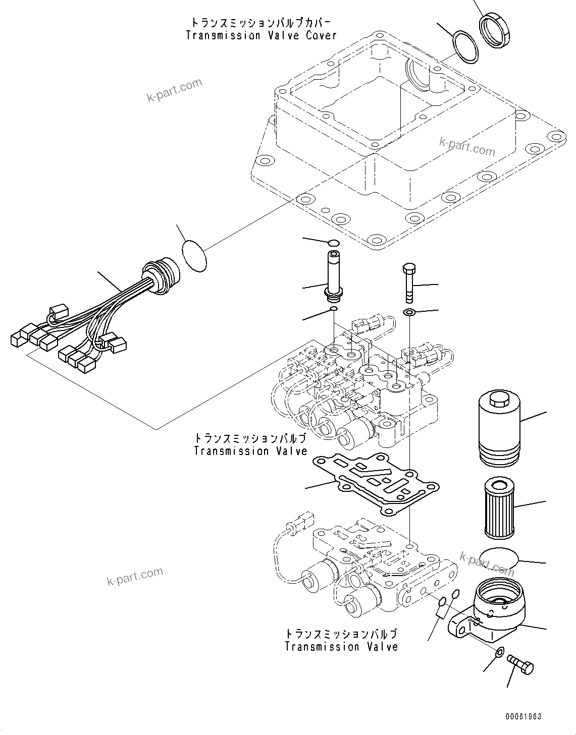 Komatsu parts book diagram for D275A-6 S/N 190001-UP (Mongolia Standard Machine): POWER TRAIN, FILTER PIPING(#180001-)