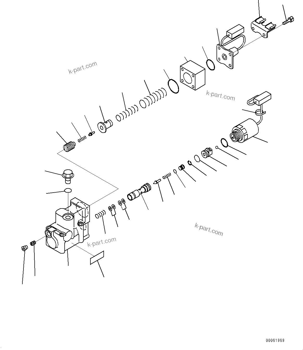 Komatsu parts book diagram for D275A-6 S/N 190001-UP (Mongolia Standard Machine): POWER TRAIN, STEERING VALVE(#180001-)