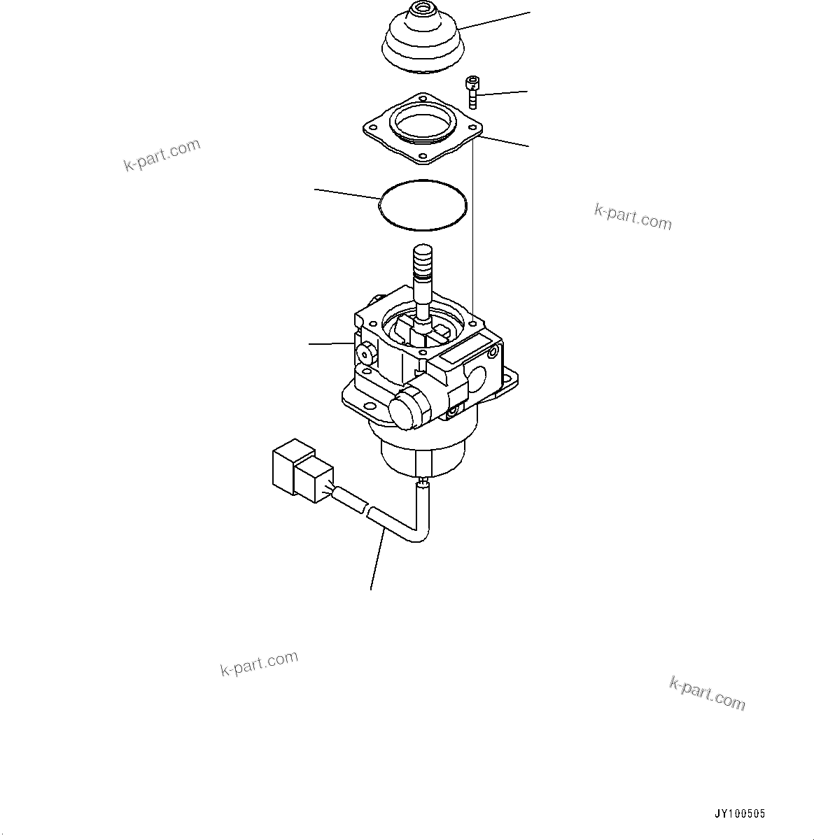 Komatsu parts book diagram for D275A-6 S/N 190001-UP (Mongolia Standard Machine): FLOOR FRAME, ELECTRIC LEVER(#190001-)