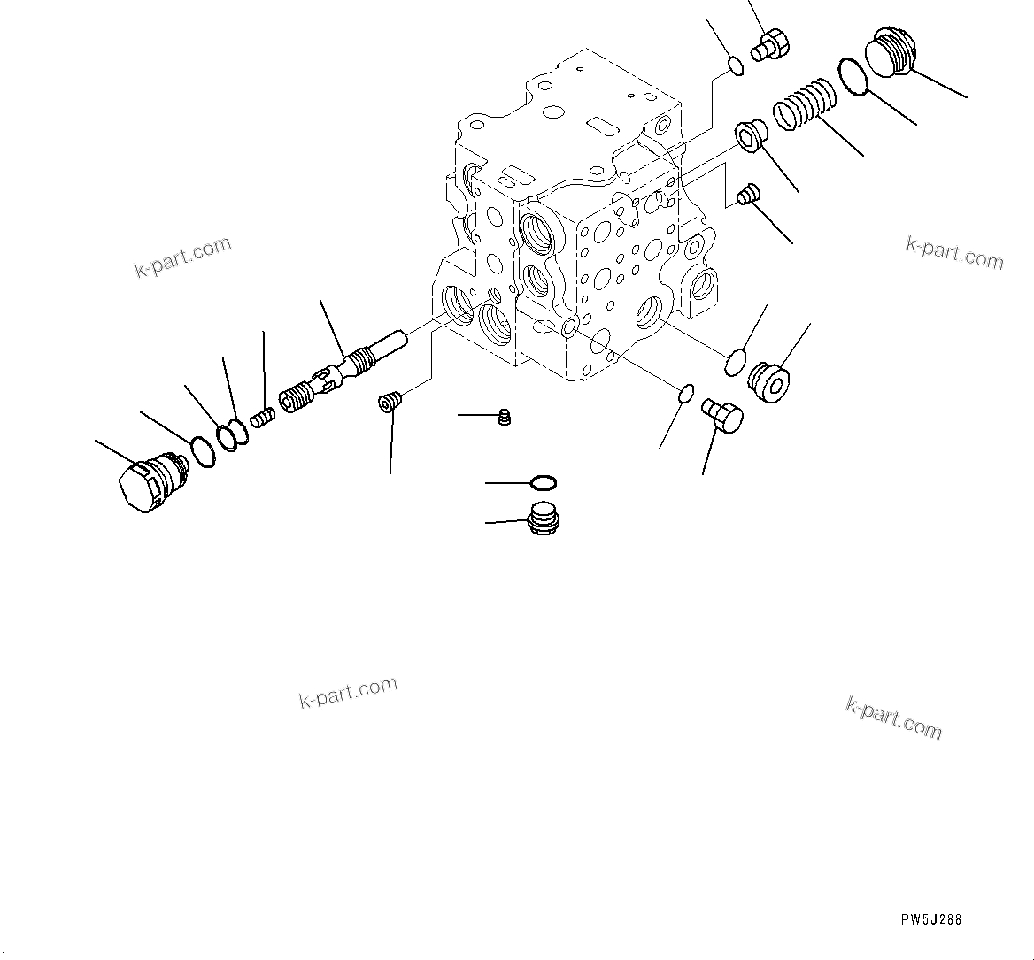 Komatsu parts book diagram for D275A-6 S/N 190001-UP (Mongolia Standard Machine): FENDER, 4-SPOOL (2/9)(#180001-)
