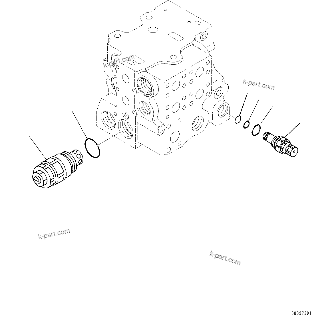 Komatsu parts book diagram for D275A-6 S/N 190001-UP (Mongolia Standard Machine): FENDER, 4-SPOOL (5/9)(#180001-)