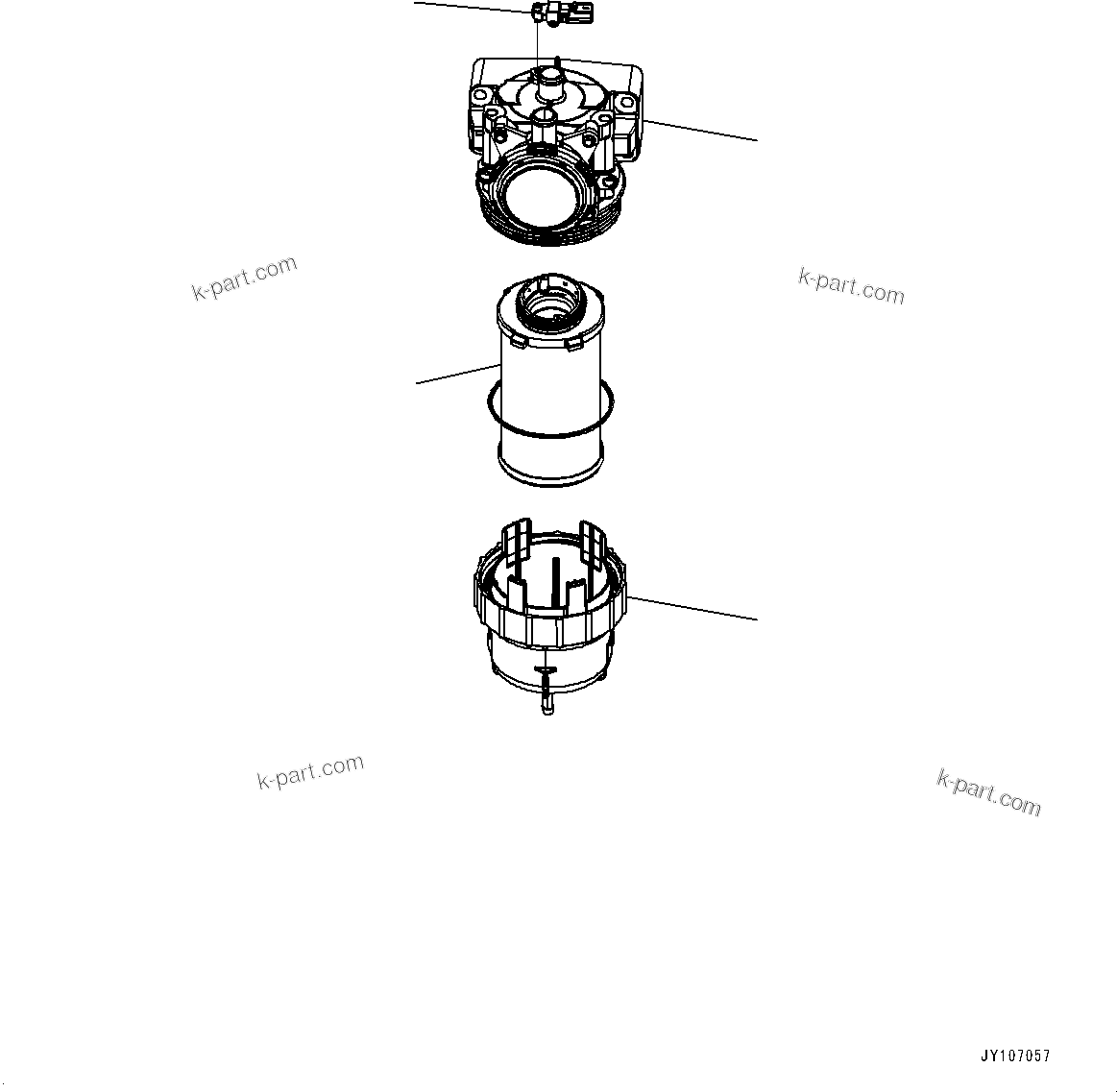 Komatsu parts book diagram for WA200-8 S/N 91001-UP: ENGINE WIRING HARNESS, KOMATSU CLOSED CRANKCASE VENTILATION (KCCV)(#85001-)