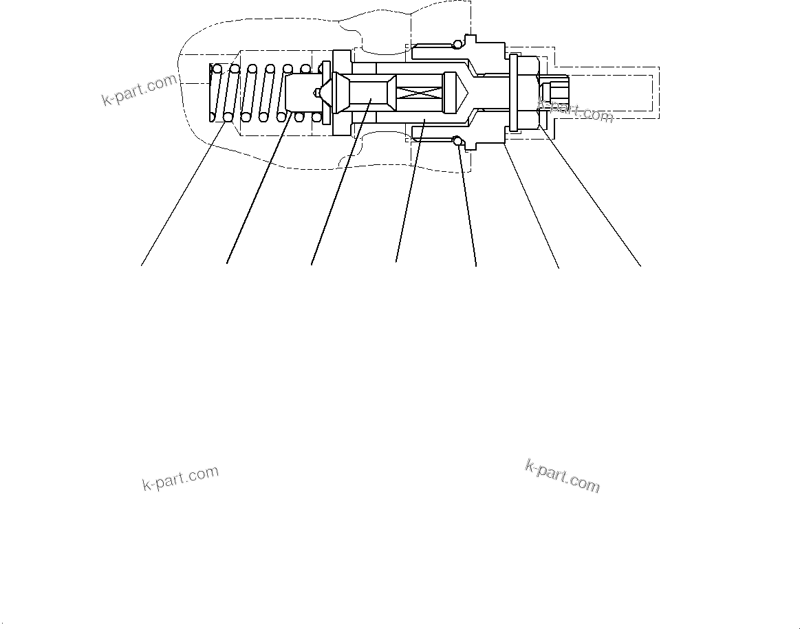 Komatsu parts book diagram for WA200-8 S/N 91001-UP: HYDROSTATIC TRANSMISSION PUMP AND HYDRAULIC OIL PUMP, INNER PARTS, PUMP (7/14)(#85001-)