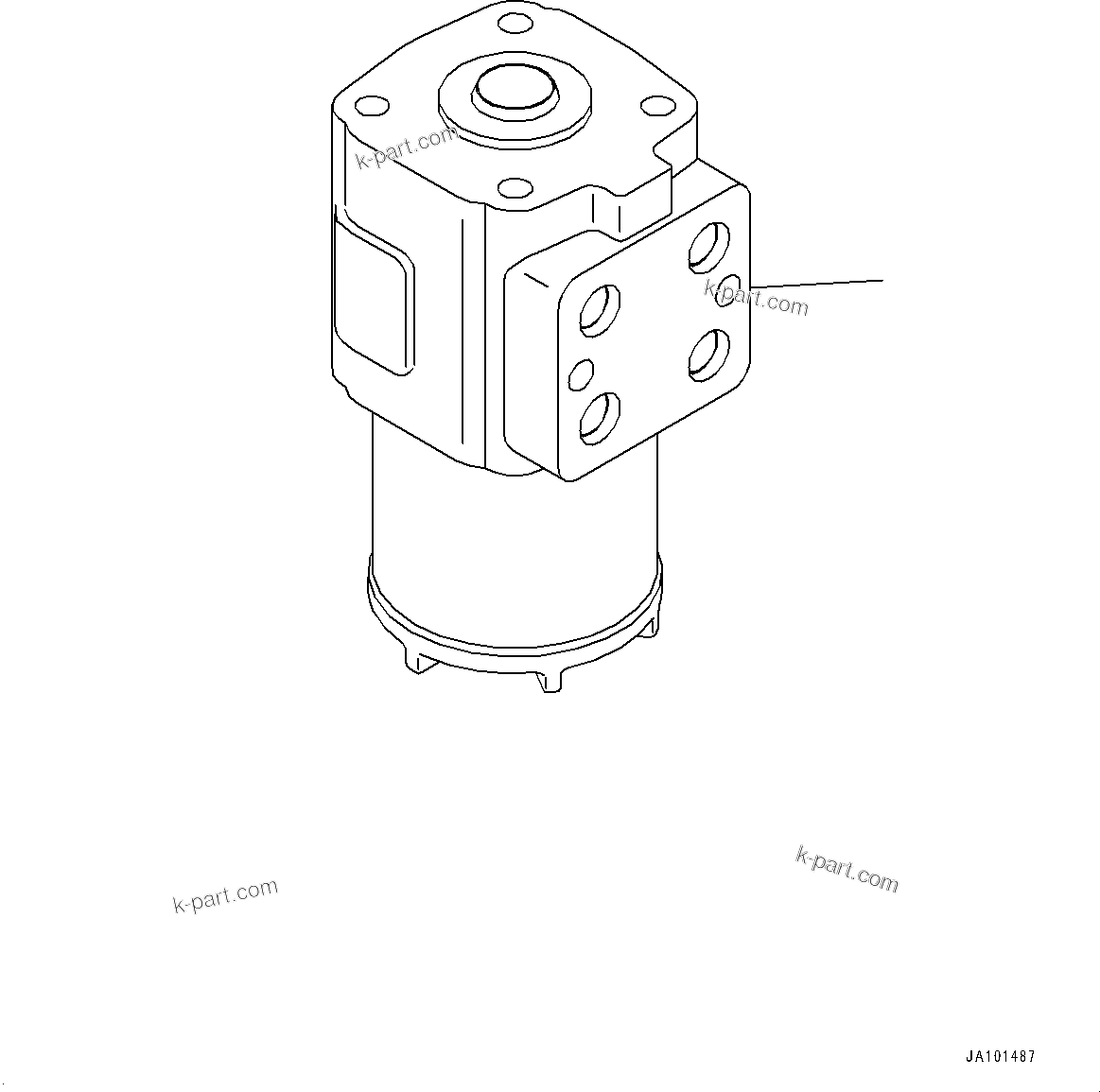Komatsu parts book diagram for WA200-8 S/N 91001-UP: ROPS CAB AND FLOOR FRAME GROUP, ORBITROL VALVE(#85001-)