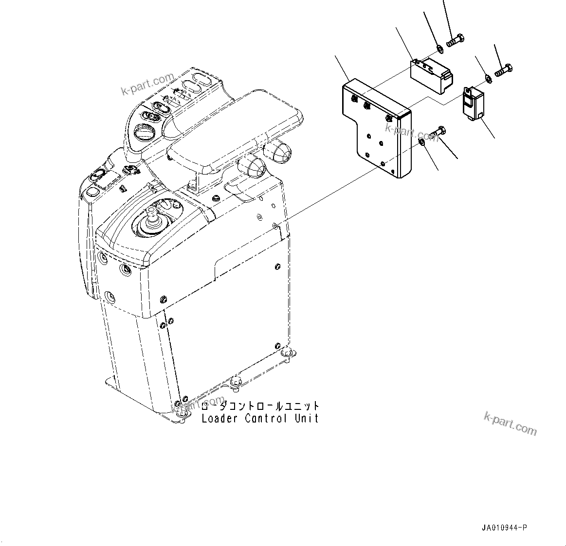 Komatsu parts book diagram for WA200-8 S/N 91001-UP: ROPS CAB AND FLOOR FRAME GROUP, ELECTRIC PARTS (2/2)(#85001-)