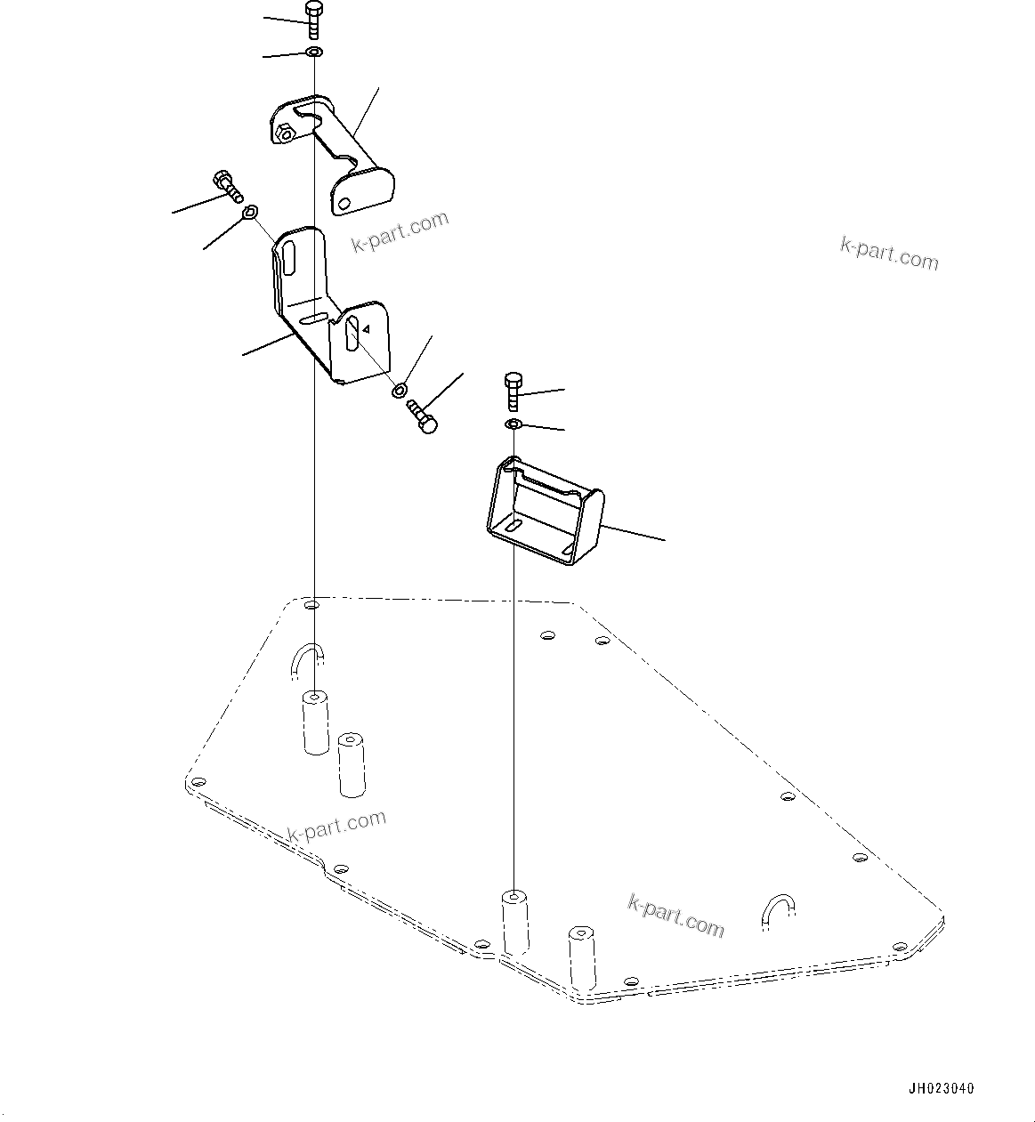 Komatsu parts book diagram for D475A-8E0 S/N 51001-UP: FLOOR FRAME COVER, FOOTREST(#50001-)