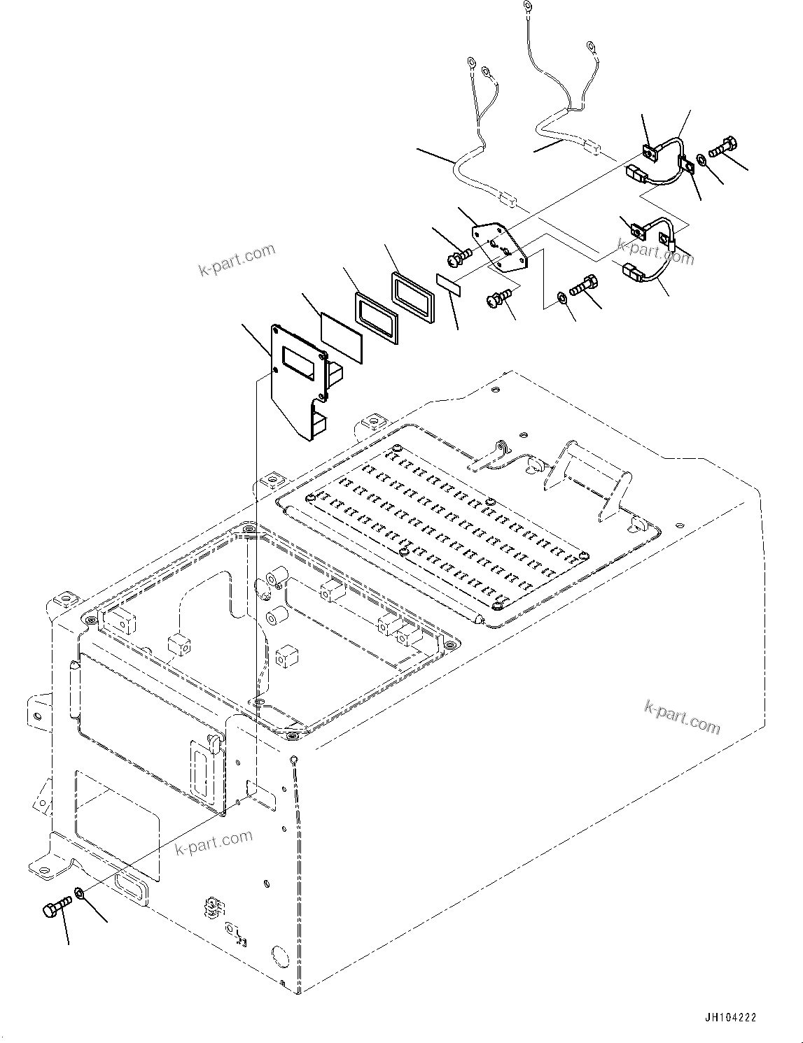 Komatsu parts book diagram for D475A-8E0 S/N 51001-UP: FENDER, INDICATOR(#51001-)