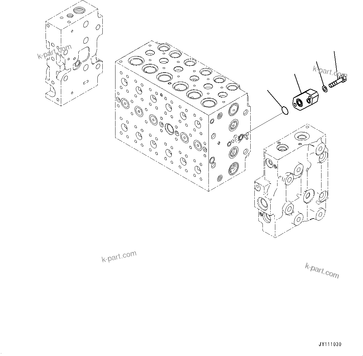 Komatsu parts book diagram for D475A-8E0 S/N 51001-UP: FENDER, 6-SPOOL (5/13)(#51001-)