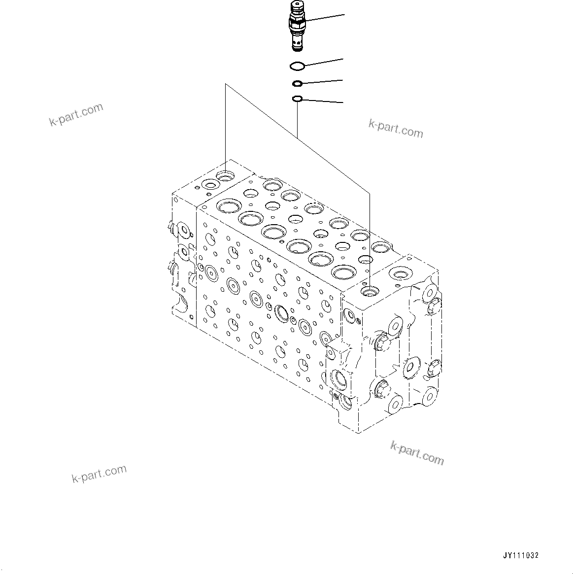 Komatsu parts book diagram for D475A-8E0 S/N 51001-UP: FENDER, 6-SPOOL (8/13)(#51001-)