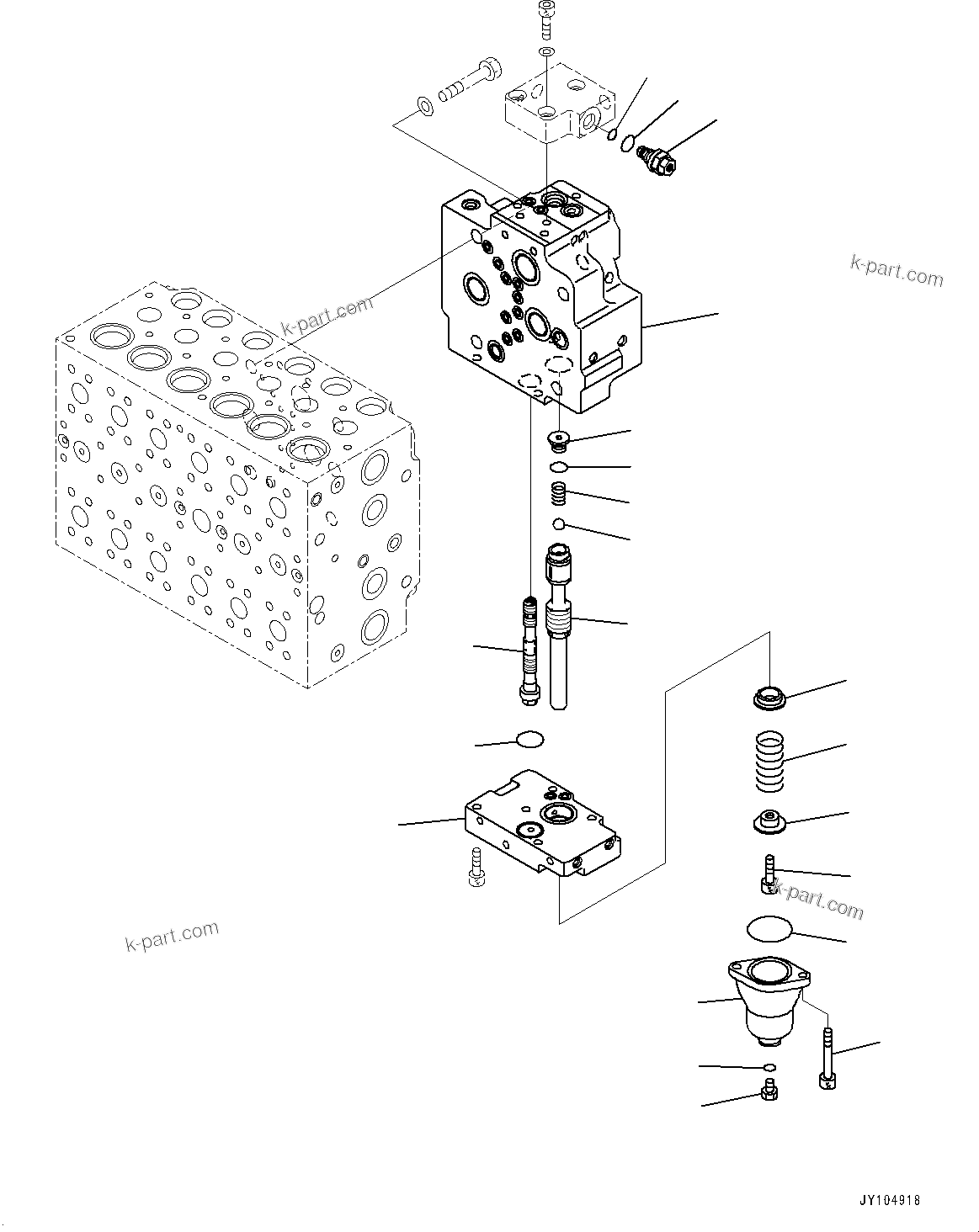 Komatsu parts book diagram for D475A-8E0 S/N 51001-UP: FENDER, 6-SPOOL (12/13)(#51001-)