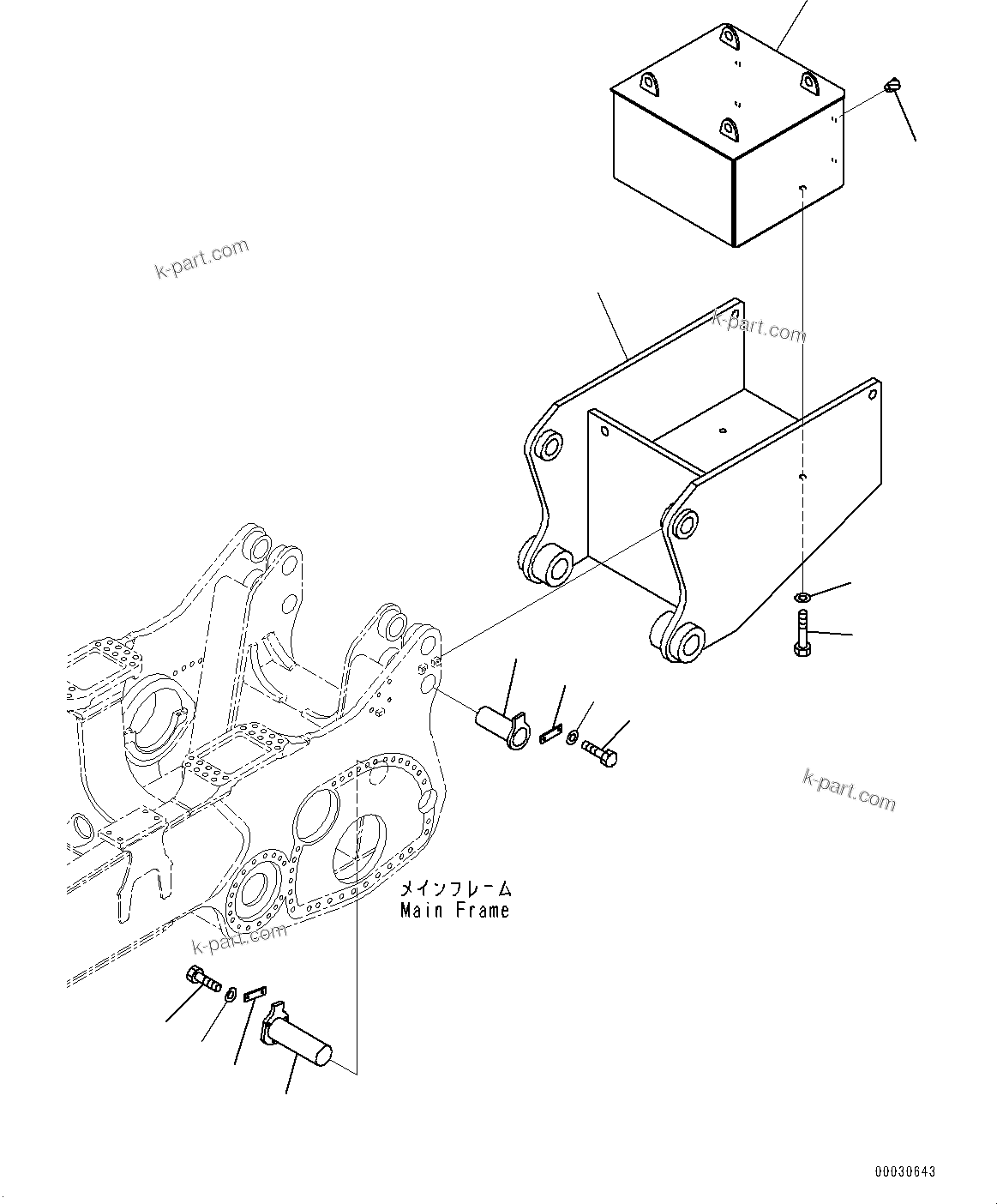 Komatsu parts book diagram for D475A-8E0 S/N 51001-UP: COUNTERWEIGHT, (#50001-)
