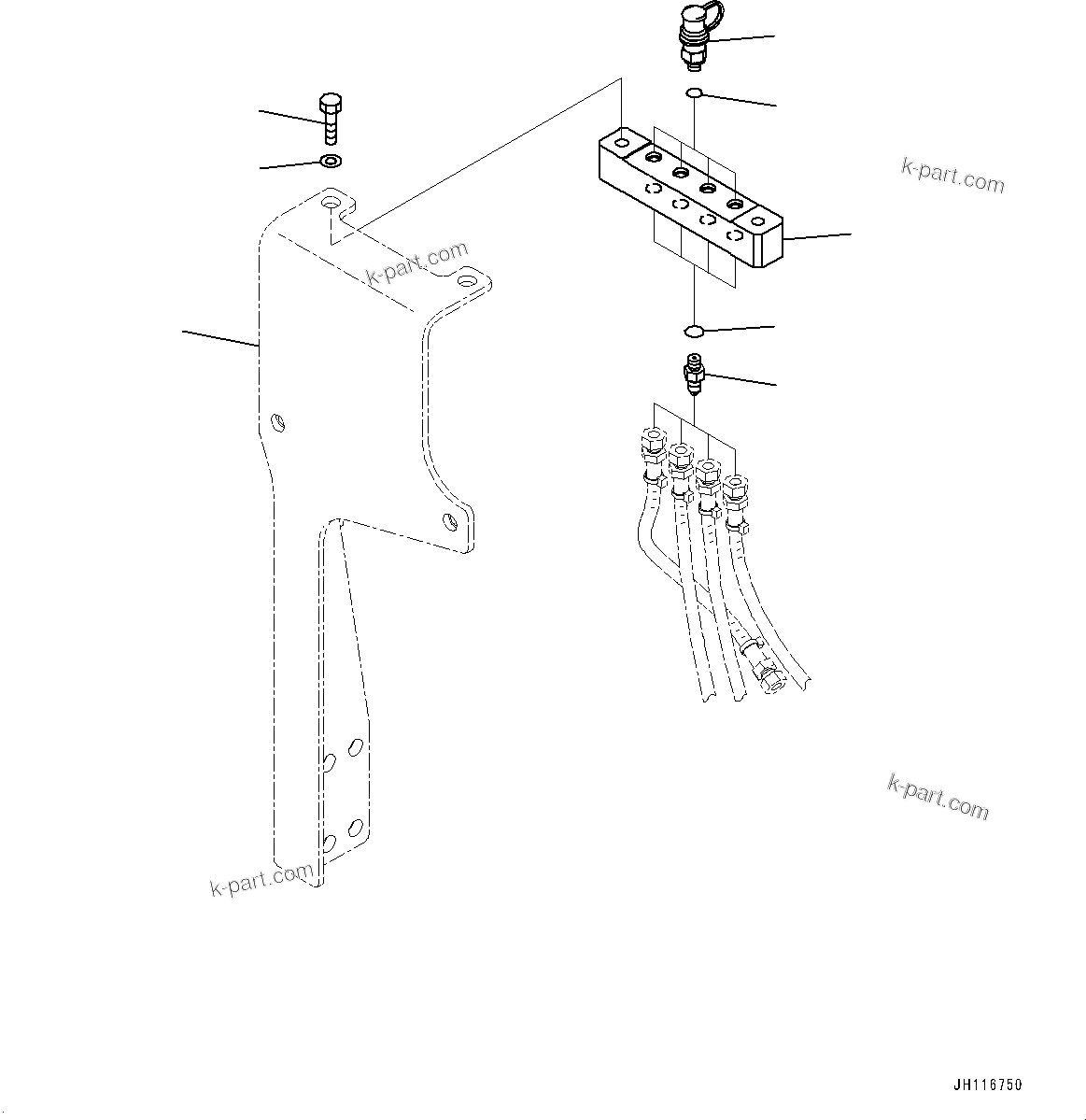 Komatsu parts book diagram for D475A-8E0 S/N 51001-UP: SAMPLING POINT, (1/2)(#50001-)