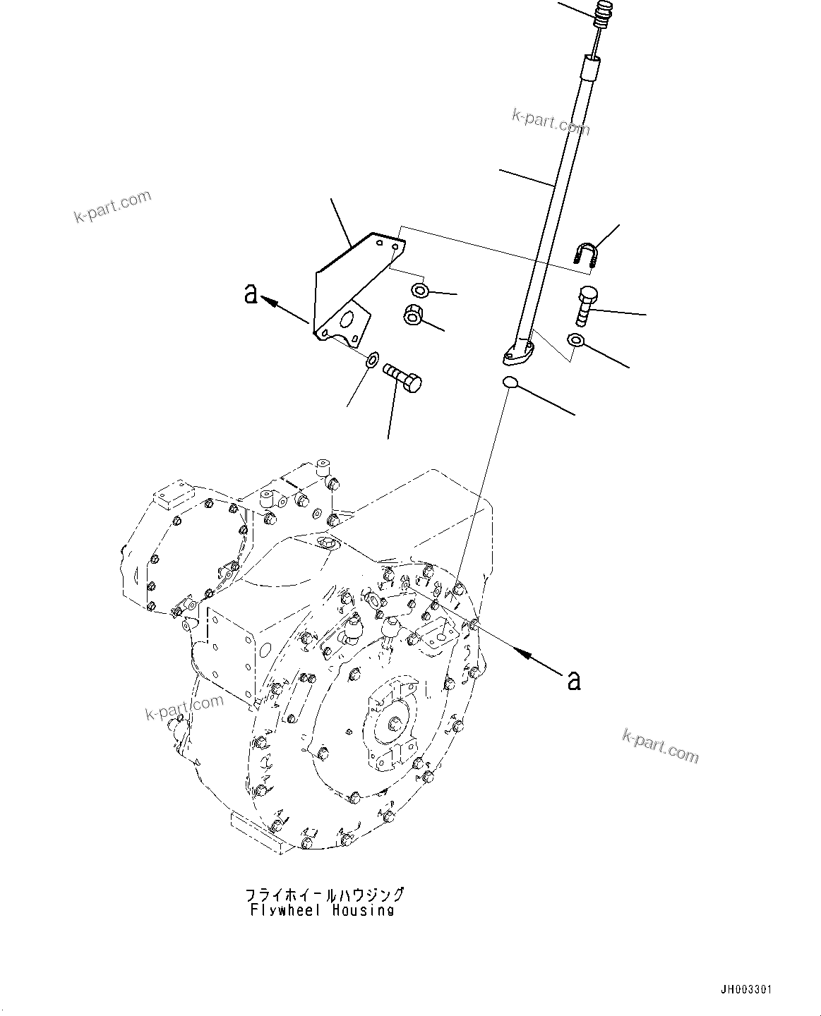 Komatsu parts book diagram for D375A-6 S/N 62001-UP (Mining Specification): DAMPER, (2/2)(#60001-)