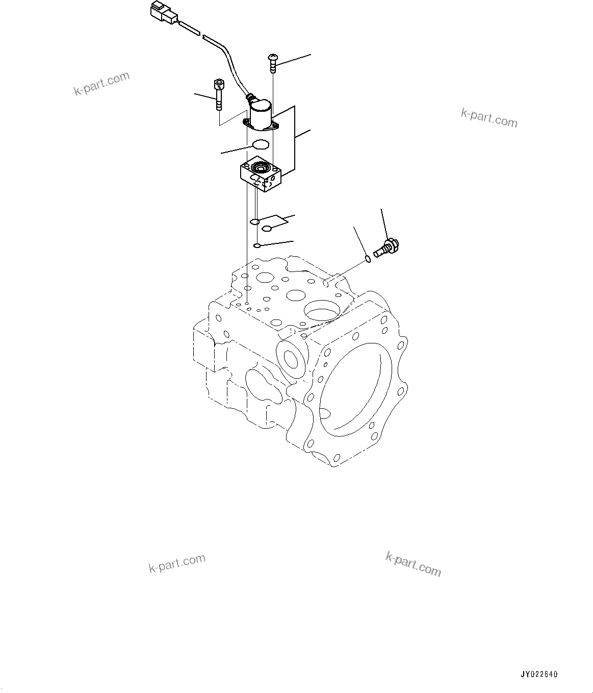 Komatsu parts book diagram for D375A-6 S/N 62001-UP (Mining Specification): COOLING FAN DRIVE PIPING, FAN PUMP (5/15)(#60001-)