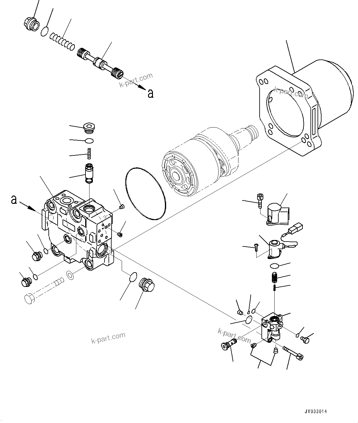 Komatsu parts book diagram for D375A-6 S/N 62001-UP (Mining Specification): RADIATOR GUARD, FAN MOTOR (1/3)(#62001-)