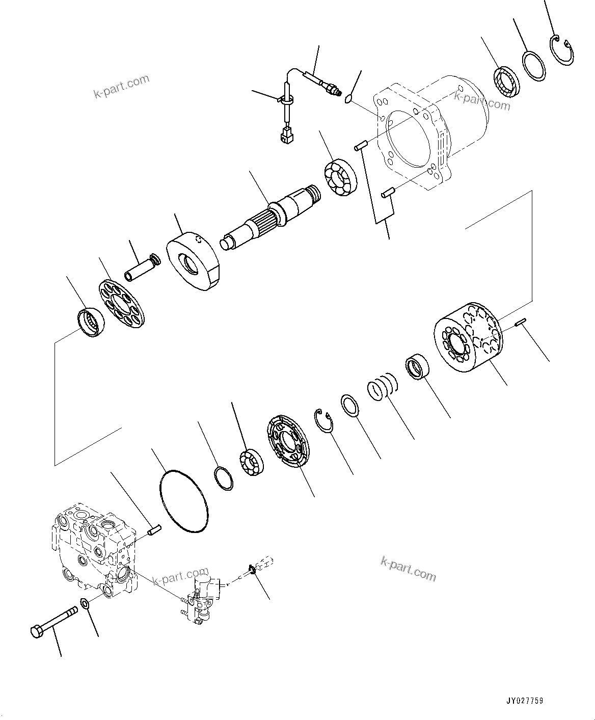 Komatsu parts book diagram for D375A-6 S/N 62001-UP (Mining Specification): RADIATOR GUARD, FAN MOTOR (2/3)(#62001-)
