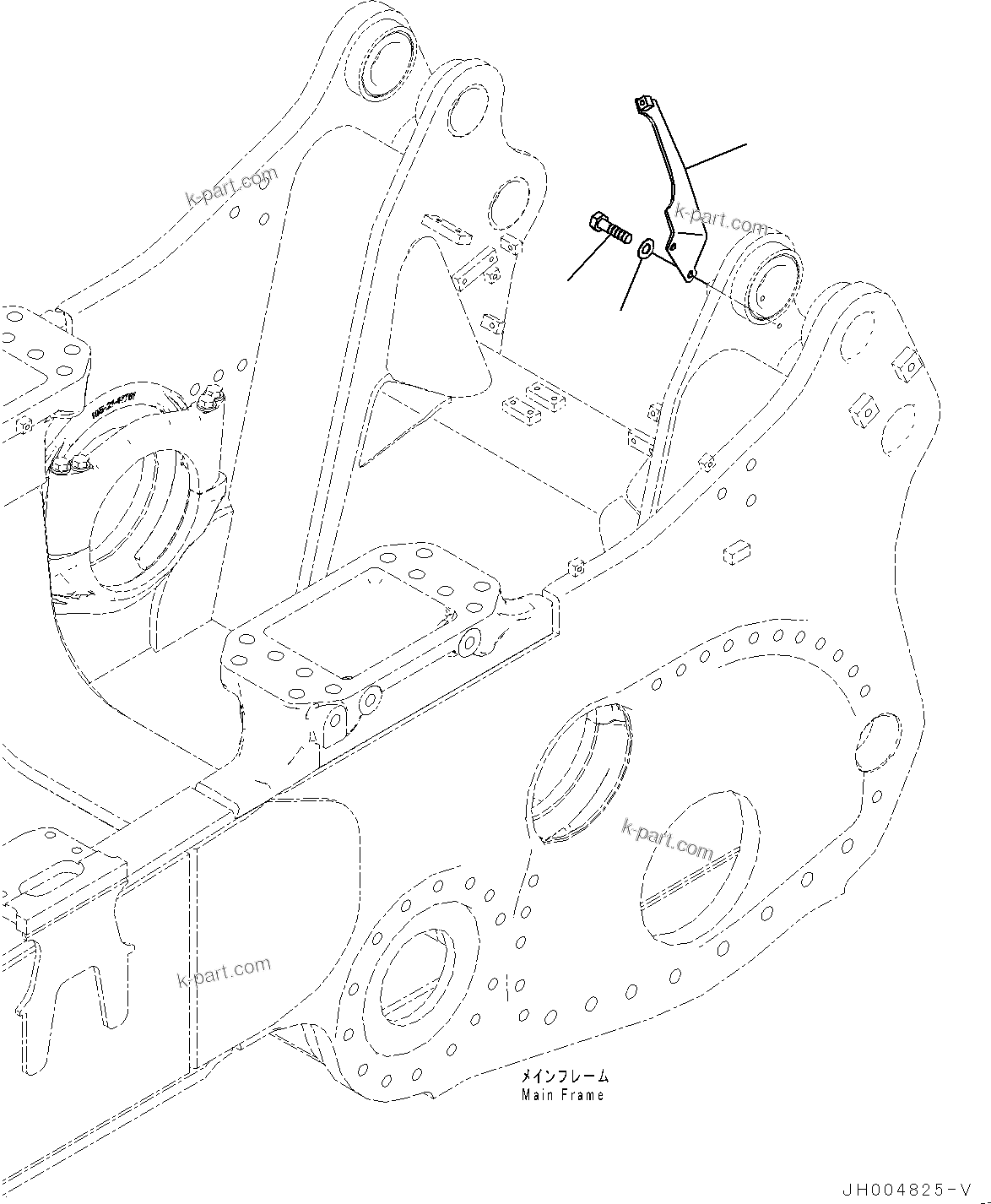 Komatsu parts book diagram for D375A-6 S/N 62001-UP (Mining Specification): RIPPER POINT LAMP, (#60001-)