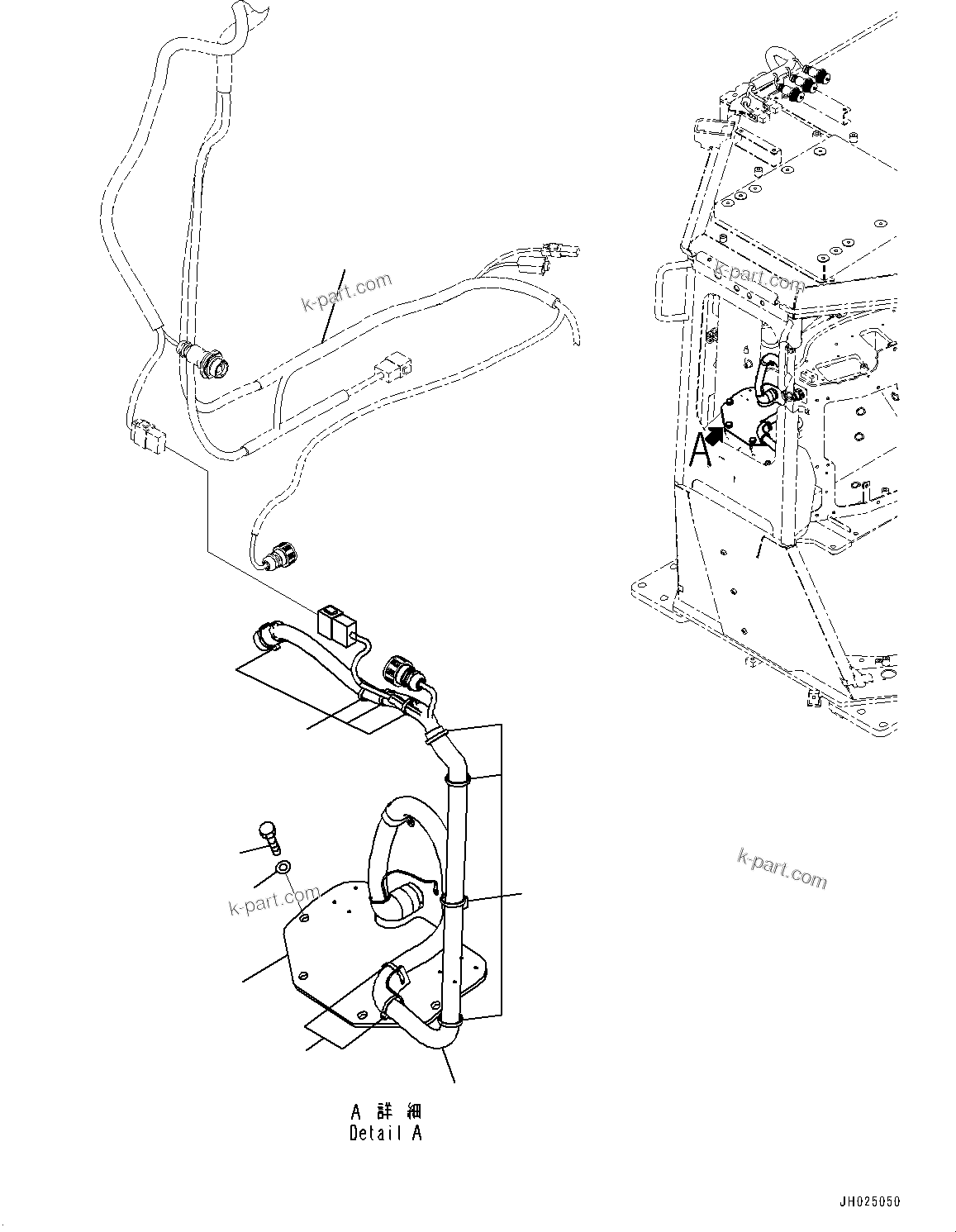 Komatsu parts book diagram for D375AI-8 S/N 81001-UP: CAB ELECTRICAL UNIT, WIRING HARNESS AND BRACKET(#81001-)
