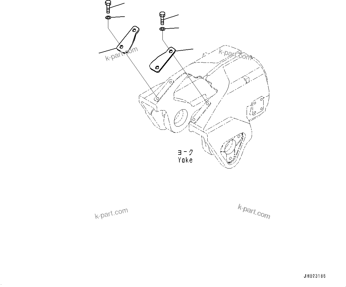 Komatsu parts book diagram for D375AI-8 S/N 81001-UP: TRACK FRAME, COVER, R.H.(#80094-)