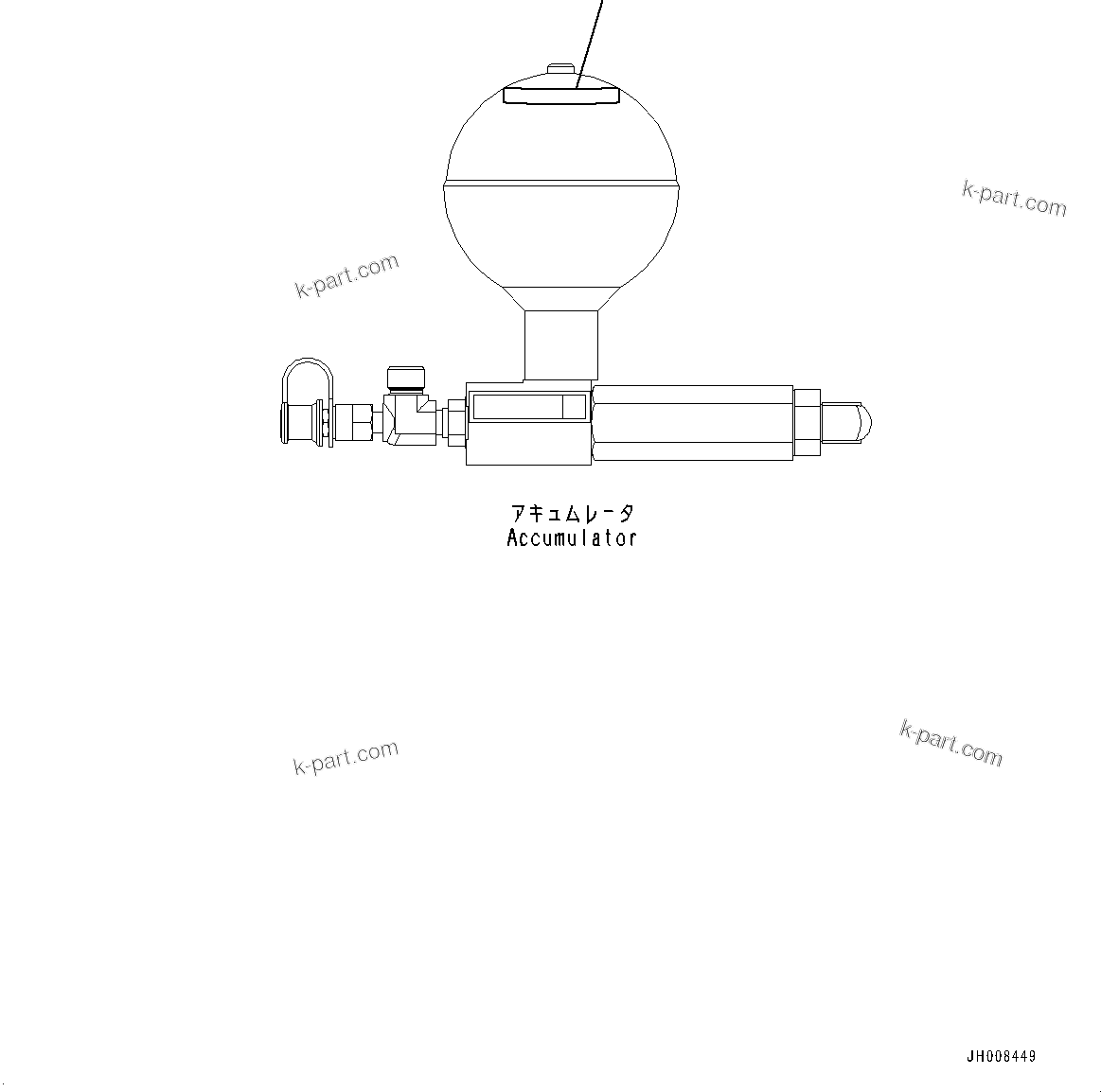 Komatsu parts book diagram for D375AI-8 S/N 81001-UP: CAUTION PLATES, ACCUMULATOR, (#80015-)