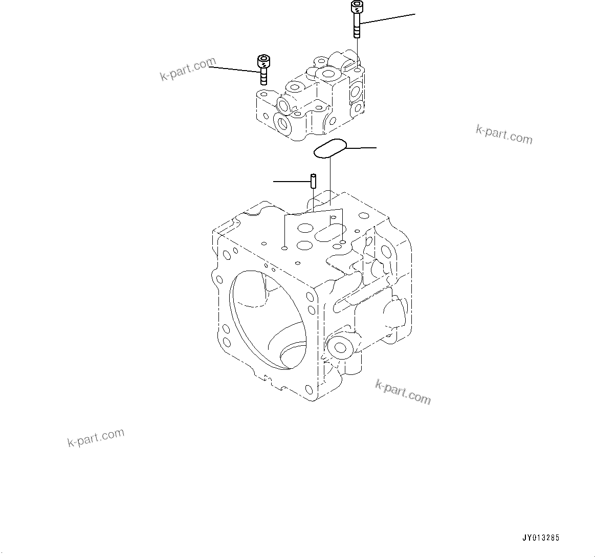 Komatsu parts book diagram for D85PX-18E0 S/N 26001-UP: POWER TRAIN OIL COOLER PIPING, FAN PUMP (5/6)(#22001-)