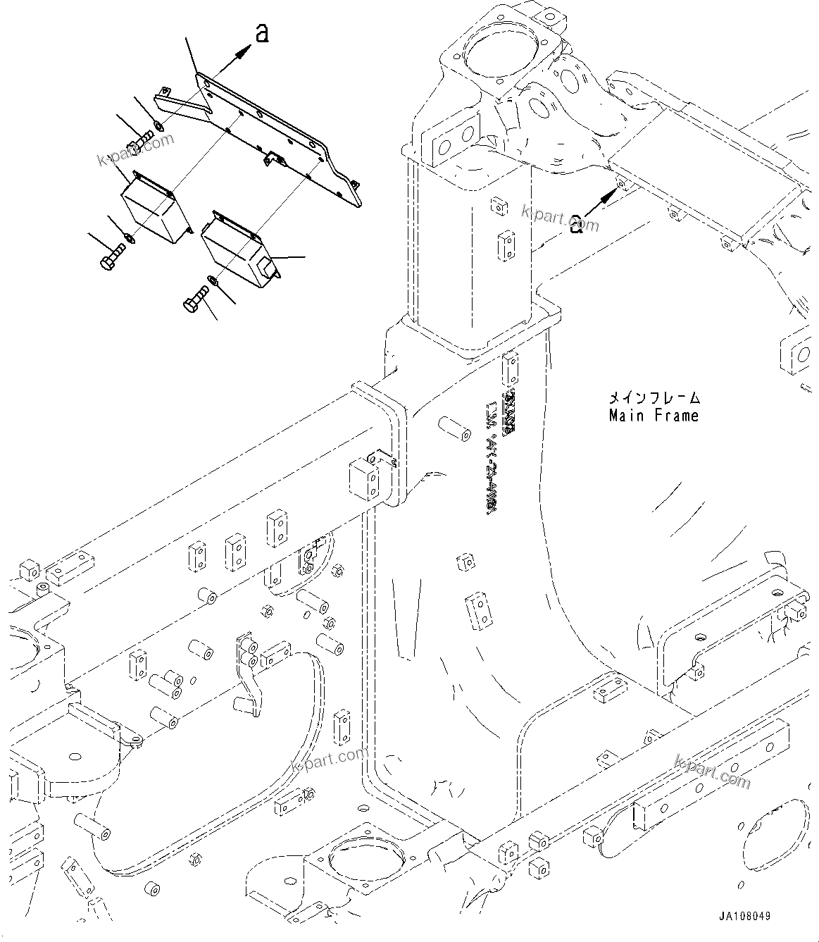 Komatsu parts book diagram for D71PXI-24 S/N 74001-UP: ELECTRIC WIRING HARNESS, RELAY BOX(#70002-)
