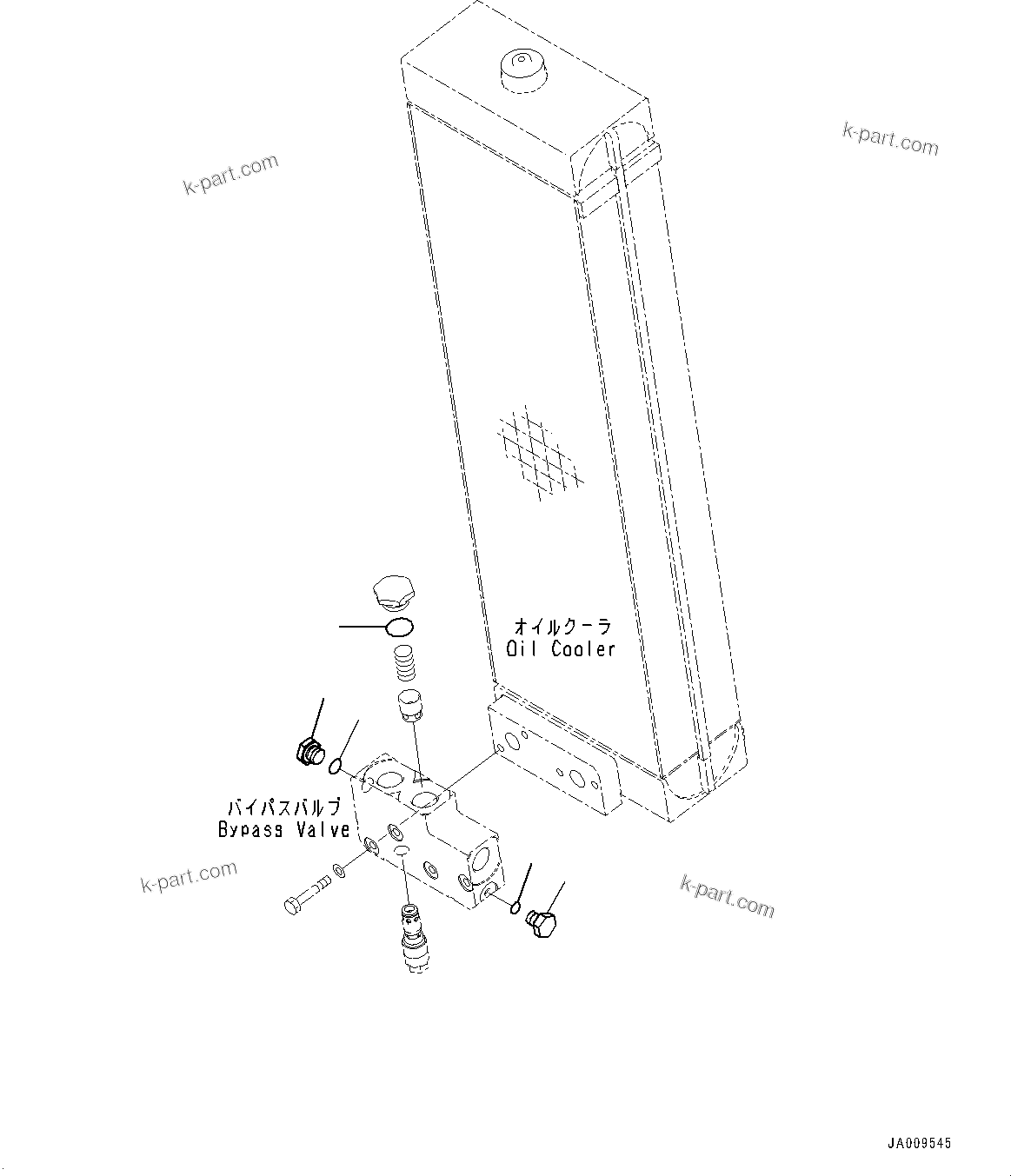 Komatsu parts book diagram for D71PXI-24 S/N 74001-UP: PROPORTIONAL PRESSURE CONTROL (PPC) PIPING, PLUG(#70002-)