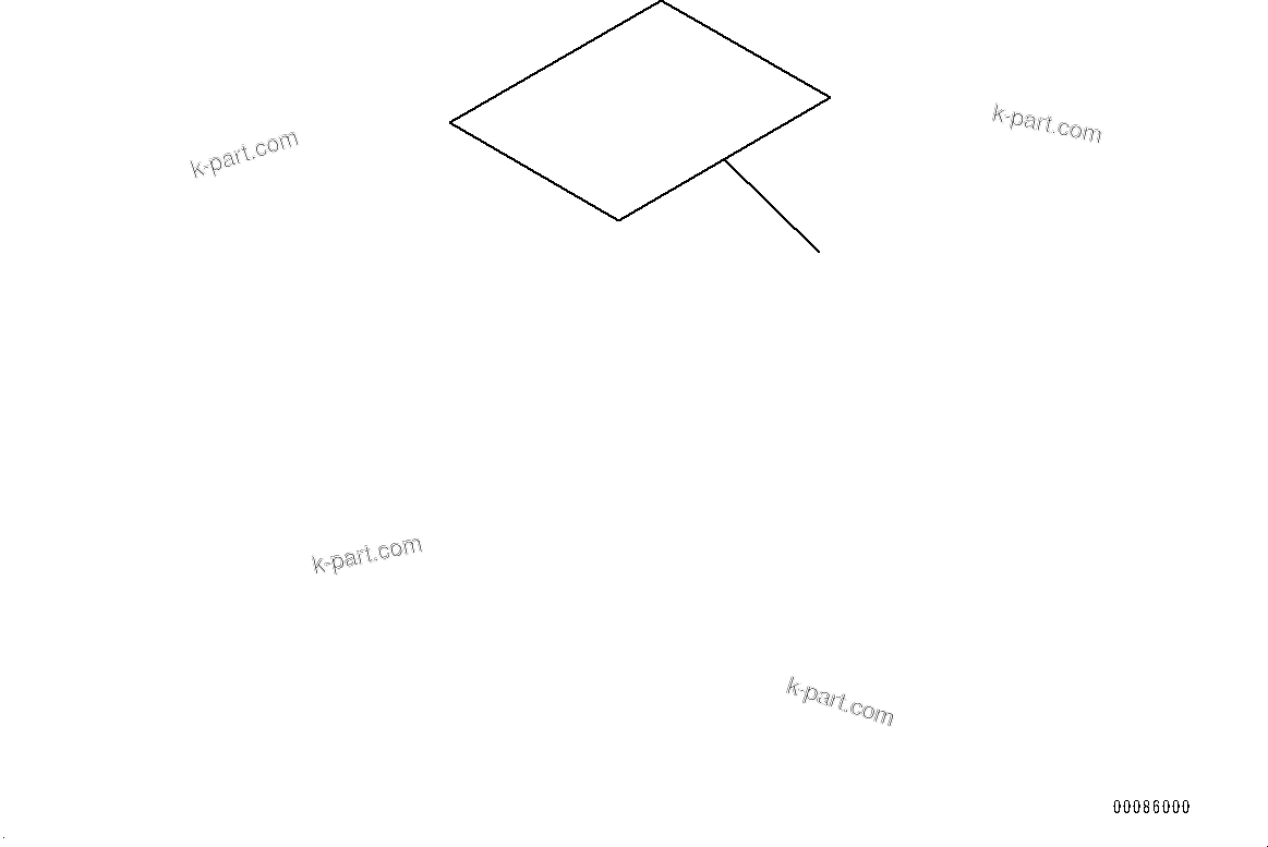 Komatsu parts book diagram for D71PXI-24 S/N 74001-UP: PLATE, CLEANING, (#70002-)
