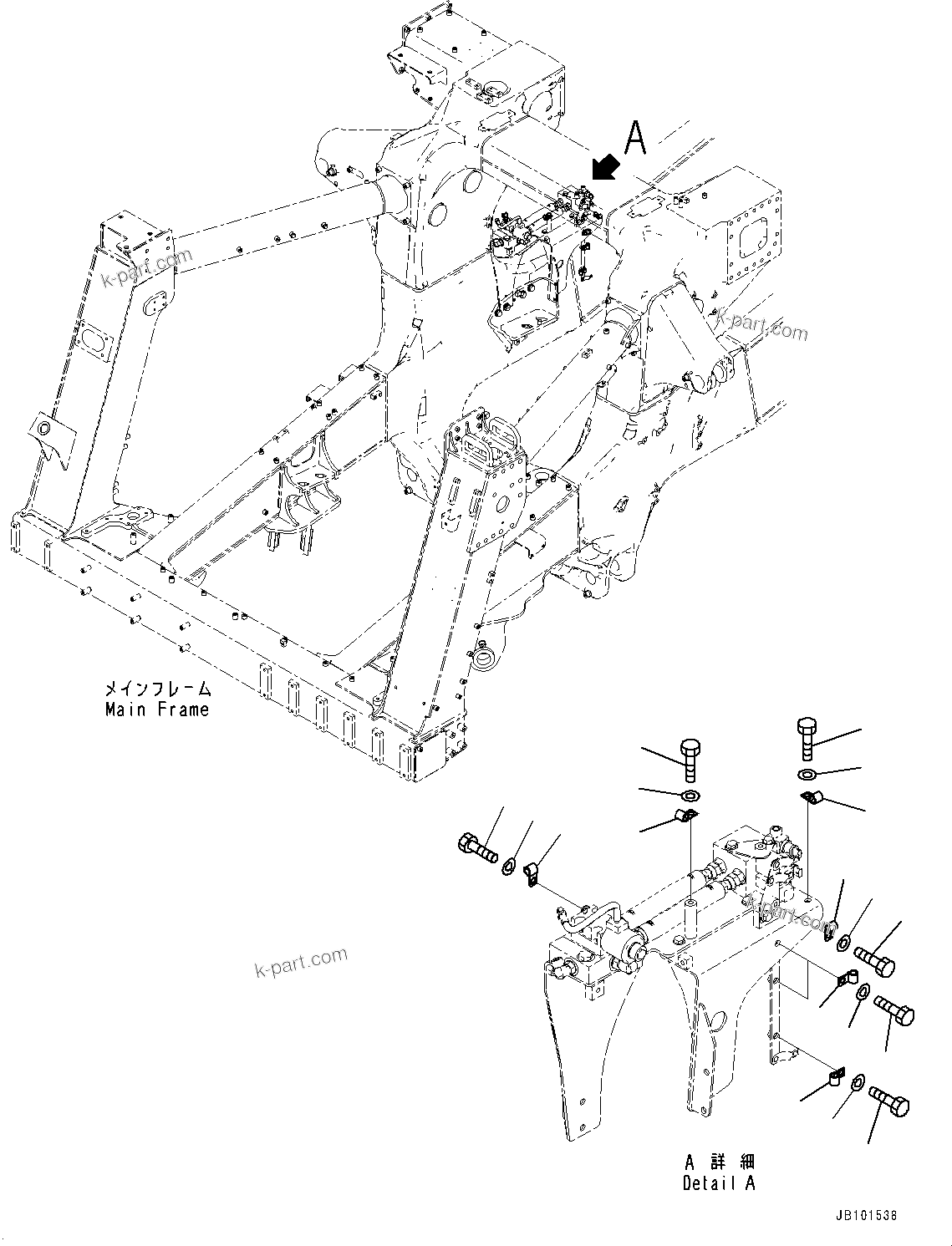Komatsu parts book diagram for HD785-8E0 S/N 55001-UP: ELECTRIC WIRING HARNESS, MOUNTING PARTS (19/30)(#55001-)
