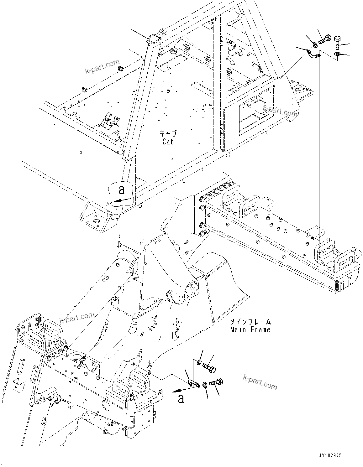 Komatsu parts book diagram for HD785-8E0 S/N 55001-UP: ELECTRIC WIRING HARNESS, CABLE(#55001-)