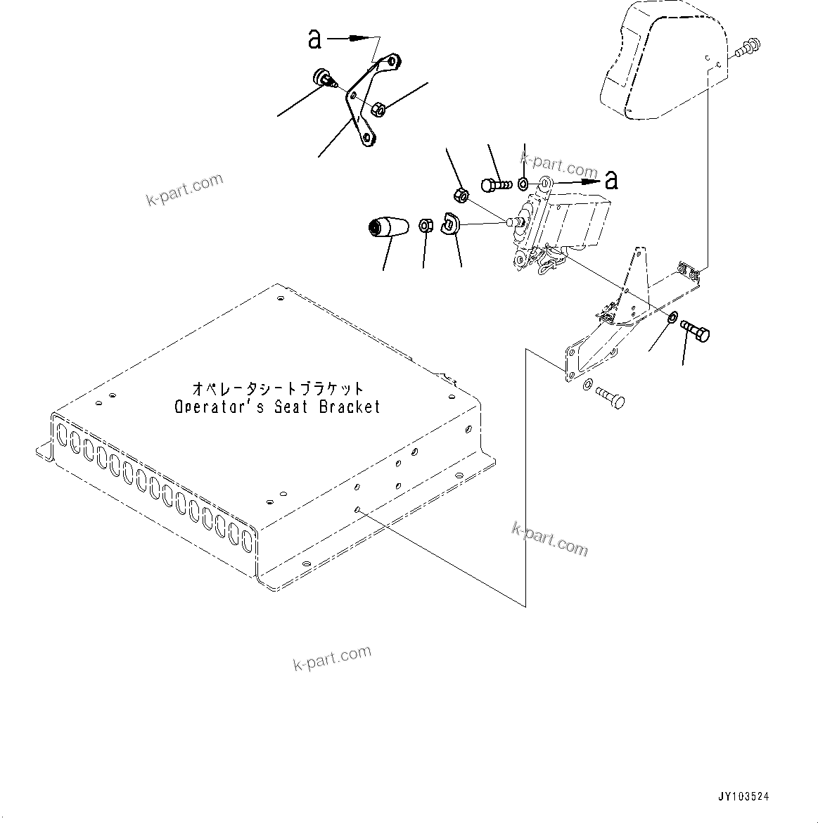 Komatsu parts book diagram for HD785-8E0 S/N 55001-UP: CAB, DUMP LEVER(#55001-)