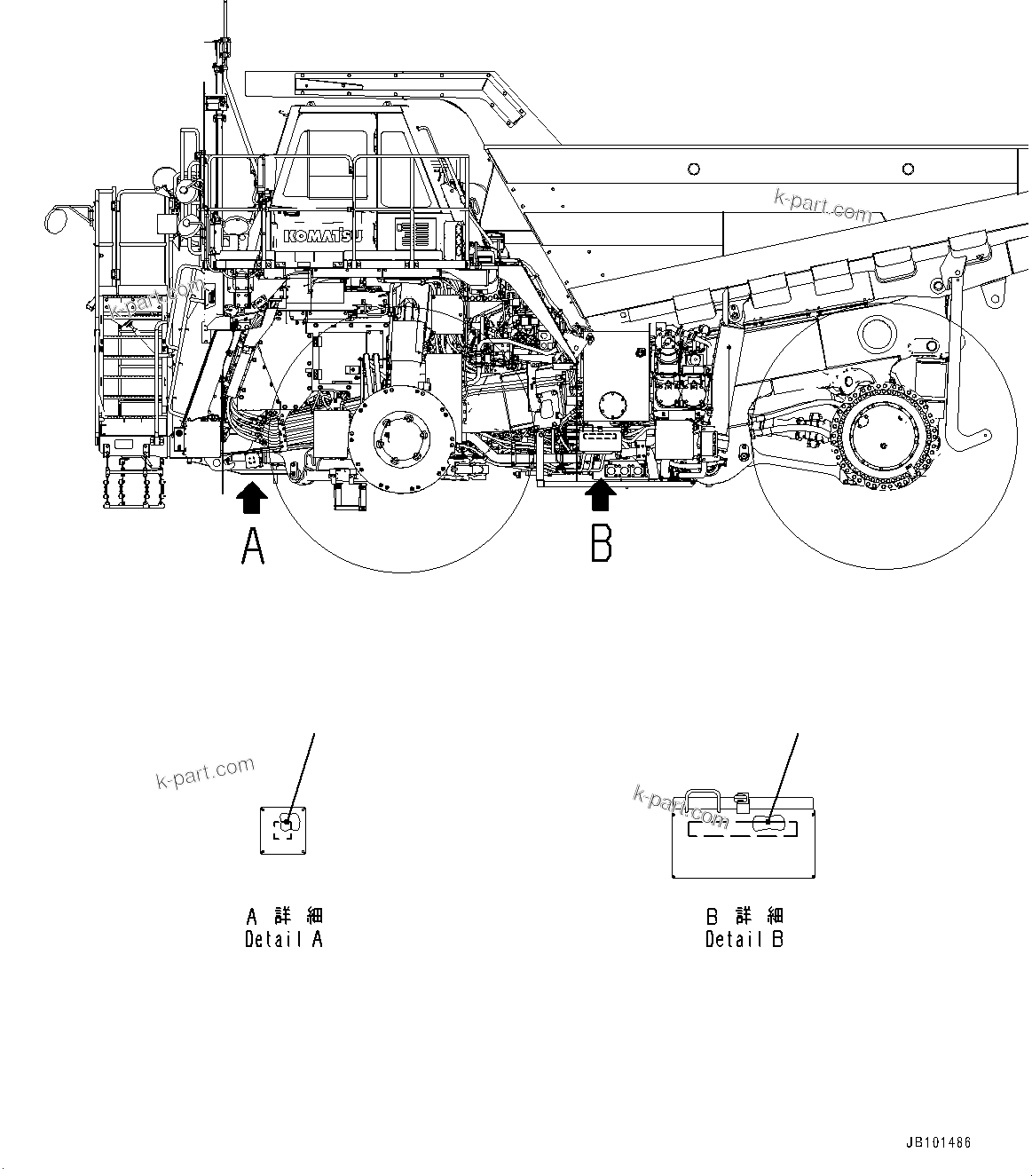 Komatsu parts book diagram for HD785-8E0 S/N 55001-UP: NAME PLATE, (#55001-)