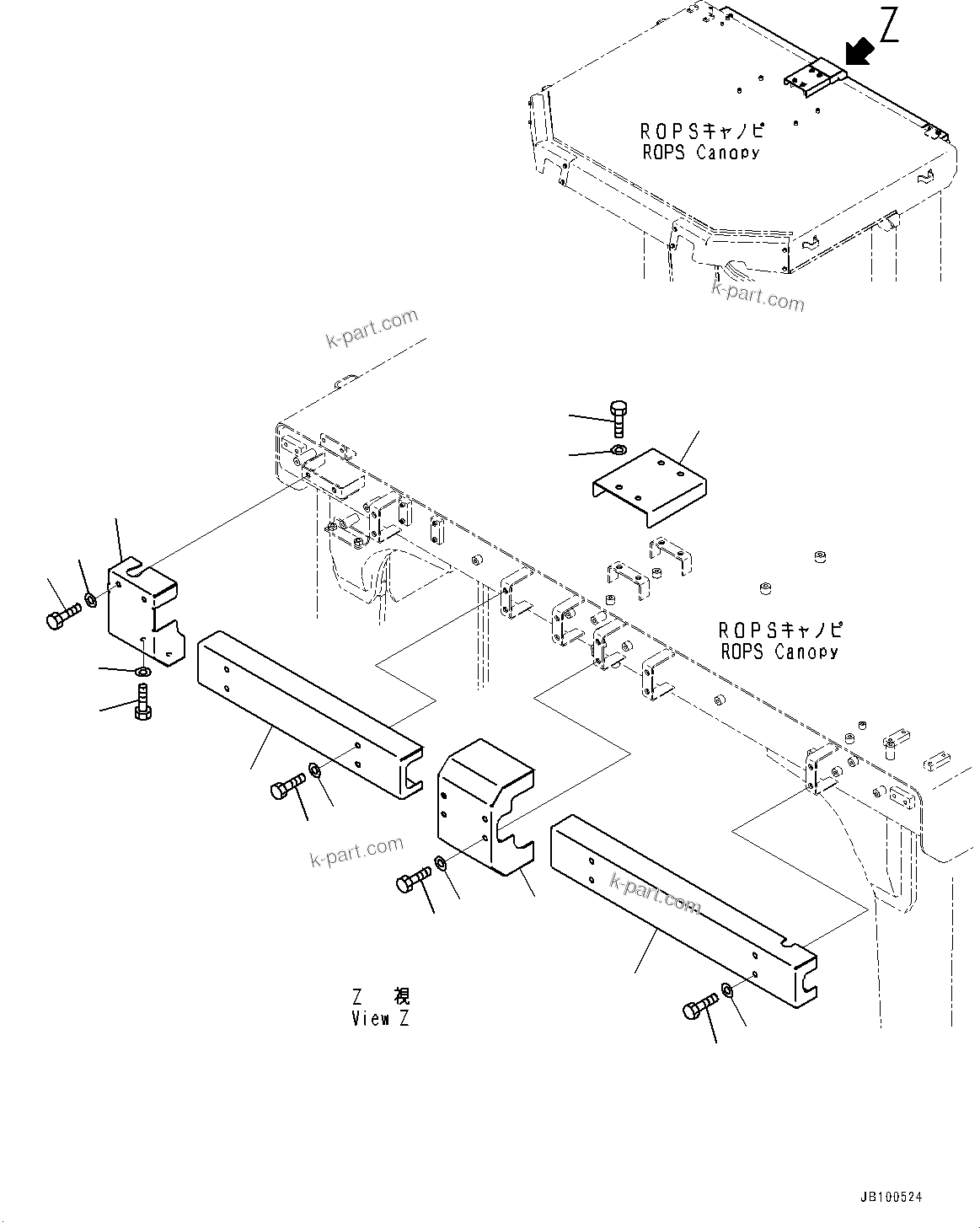 Komatsu parts book diagram for WA800-8E0 S/N 84001-UP: ELECTRICAL UNIT, WIRING HARNESS COVER(#83001-)