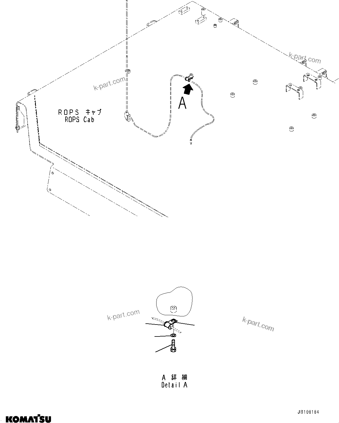 Komatsu parts book diagram for WA800-8E0 S/N 84001-UP: ELECTRICAL UNIT, CLIP(#83021-)