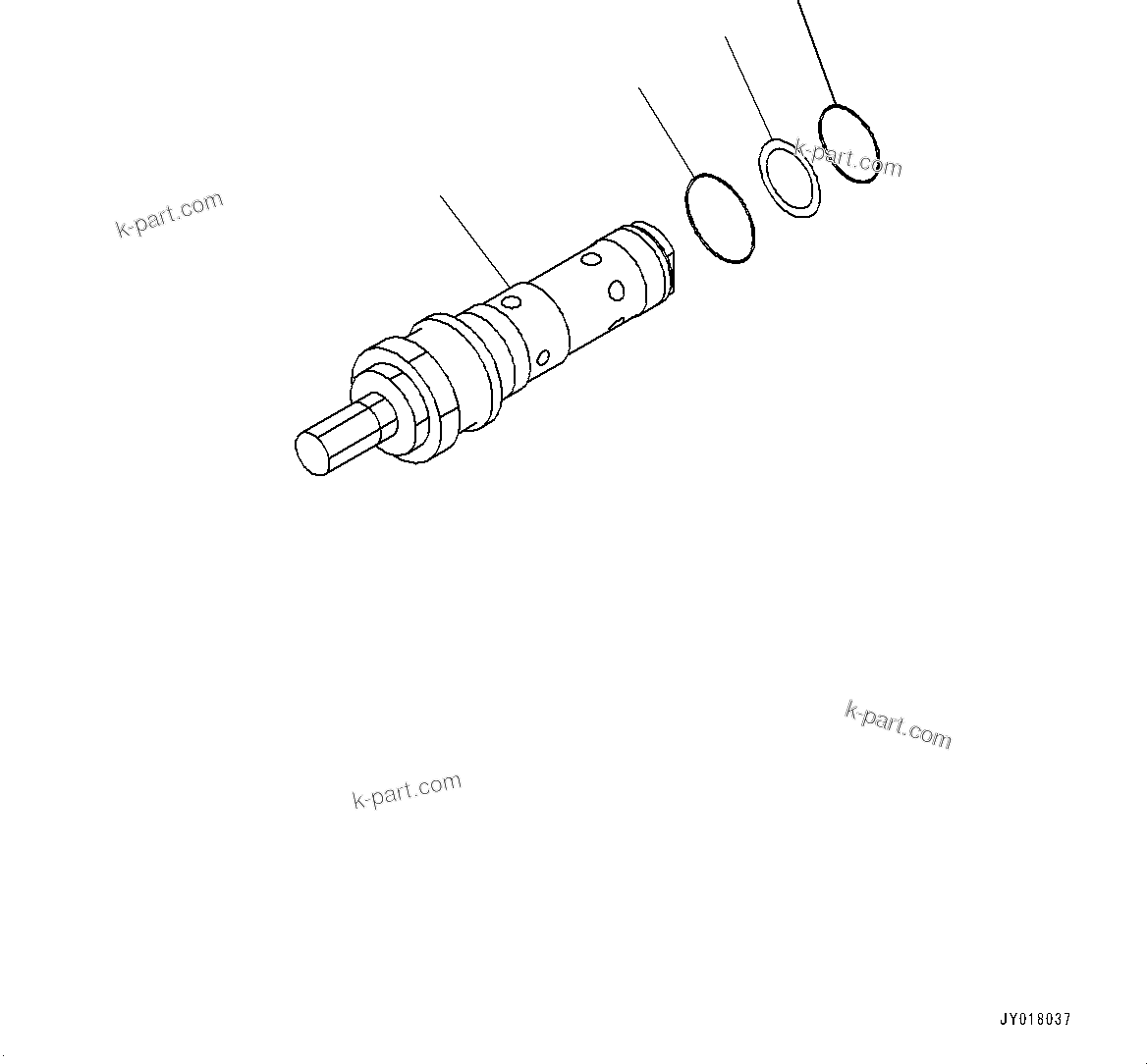 Komatsu parts book diagram for WA800-8E0 S/N 84001-UP: EMERGENCY STEERING PIPING, RELIEF VALVE(#83001-)