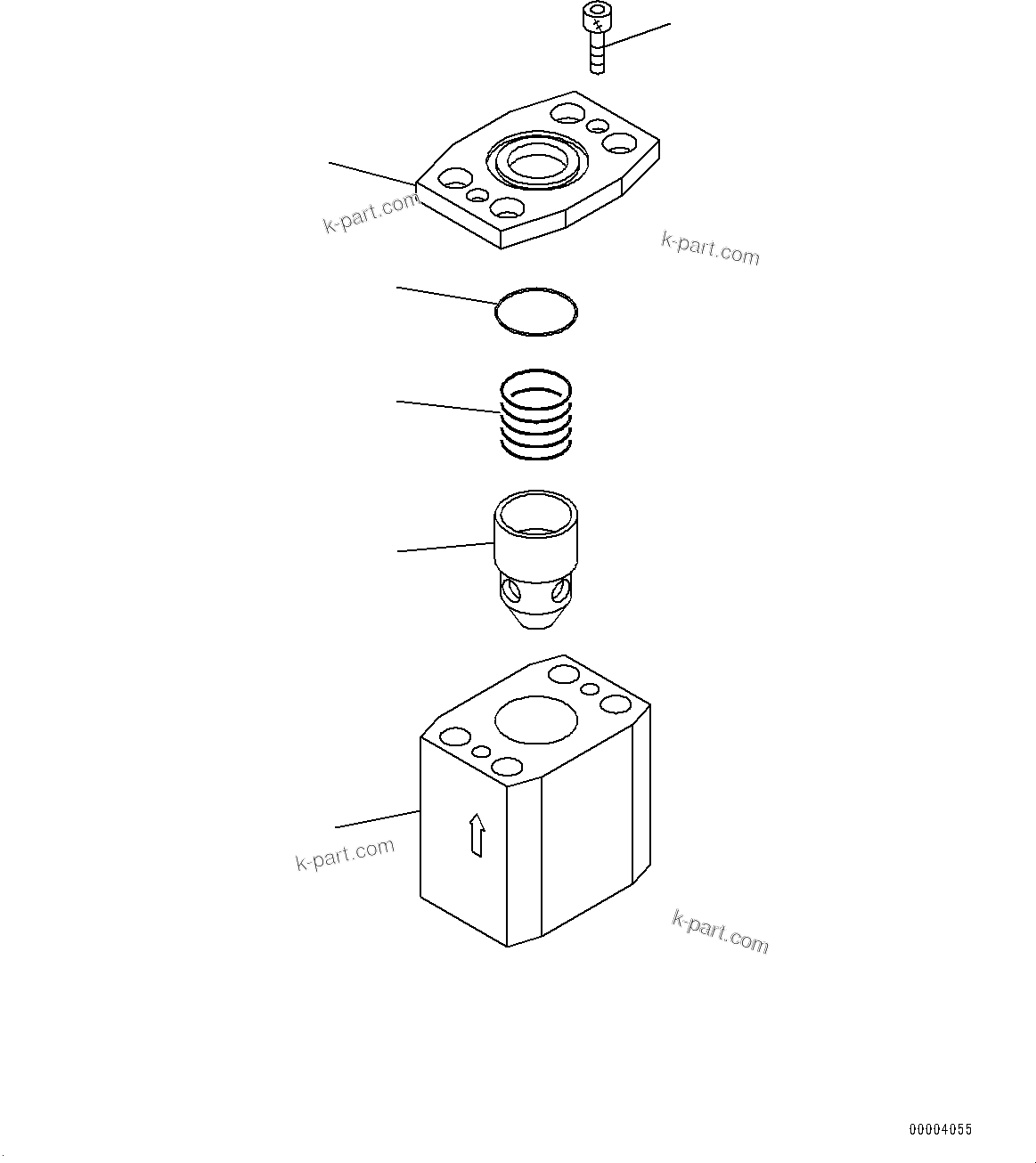 Komatsu parts book diagram for WA800-8E0 S/N 84001-UP: EMERGENCY STEERING PIPING, CHECK VALVE(#83001-)