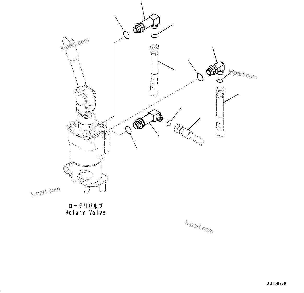 Komatsu parts book diagram for WA800-8E0 S/N 84001-UP: FLOOR, ELBOW(#84001-)