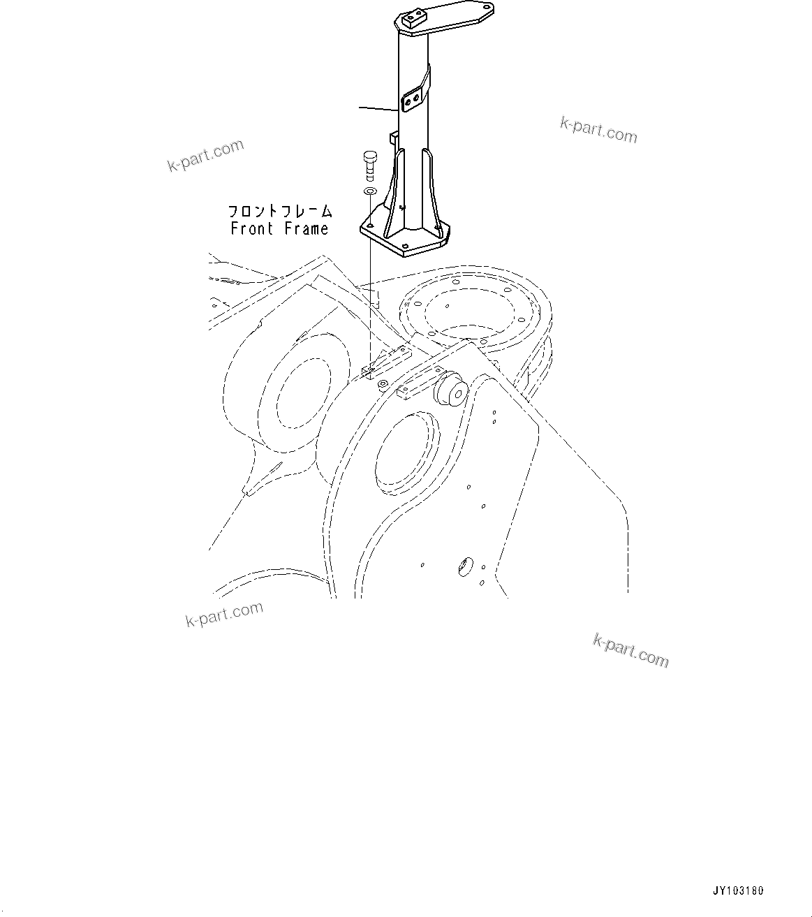 Komatsu parts book diagram for WA800-8E0 S/N 84001-UP: TRANSMISSION CONTROL, BRACKET(#83001-)