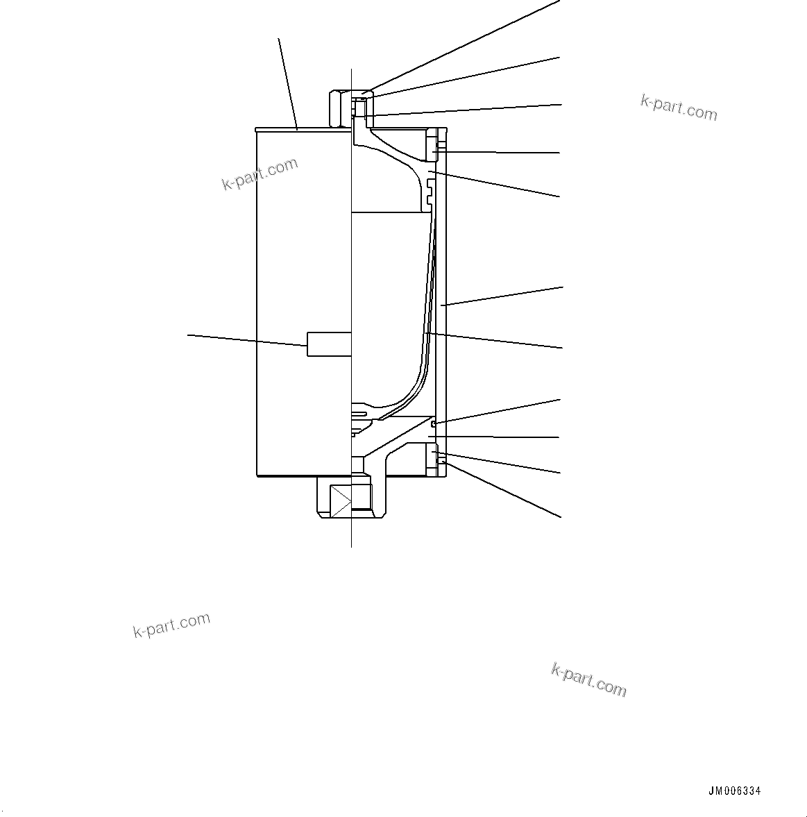 Komatsu parts book diagram for WA800-8E0 S/N 84001-UP: BRAKE CONTROL, ACCUMULATOR(#83001-)