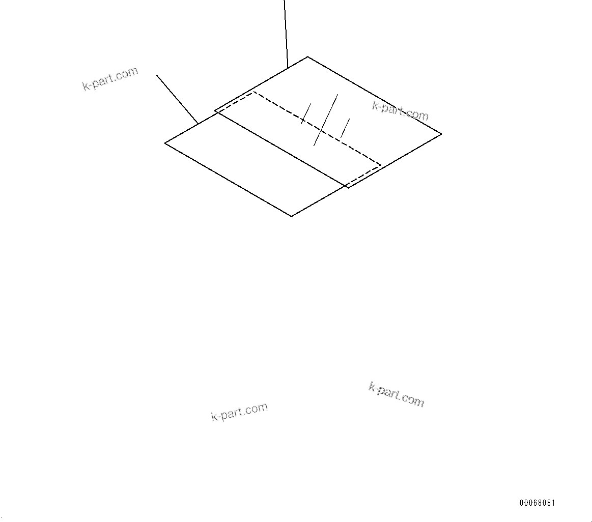 Komatsu parts book diagram for PC25MR-5 S/N 26001-UP: ARM CRANE UNIT, PLATE AND CASE(#26001-)