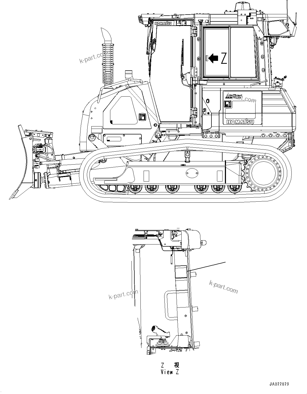 Komatsu parts book diagram for D39PXI-24 S/N 110001-UP: CAUTION PLATES, BLAST SITE, (#95001-)