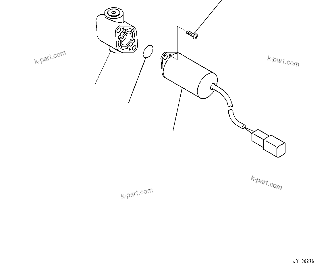Komatsu parts book diagram for PC170LC-11 S/N 37001-UP: ATTACHMENT ADDITIONAL PIPING, EPC VALVE(#35724-)