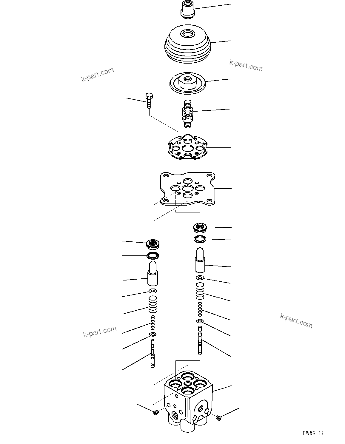 Komatsu parts book diagram for PC170LC-11 S/N 37001-UP: CAB, FLOOR, WORK EQUIPMENT CONTROL LEVER, R.H.(#37001-)