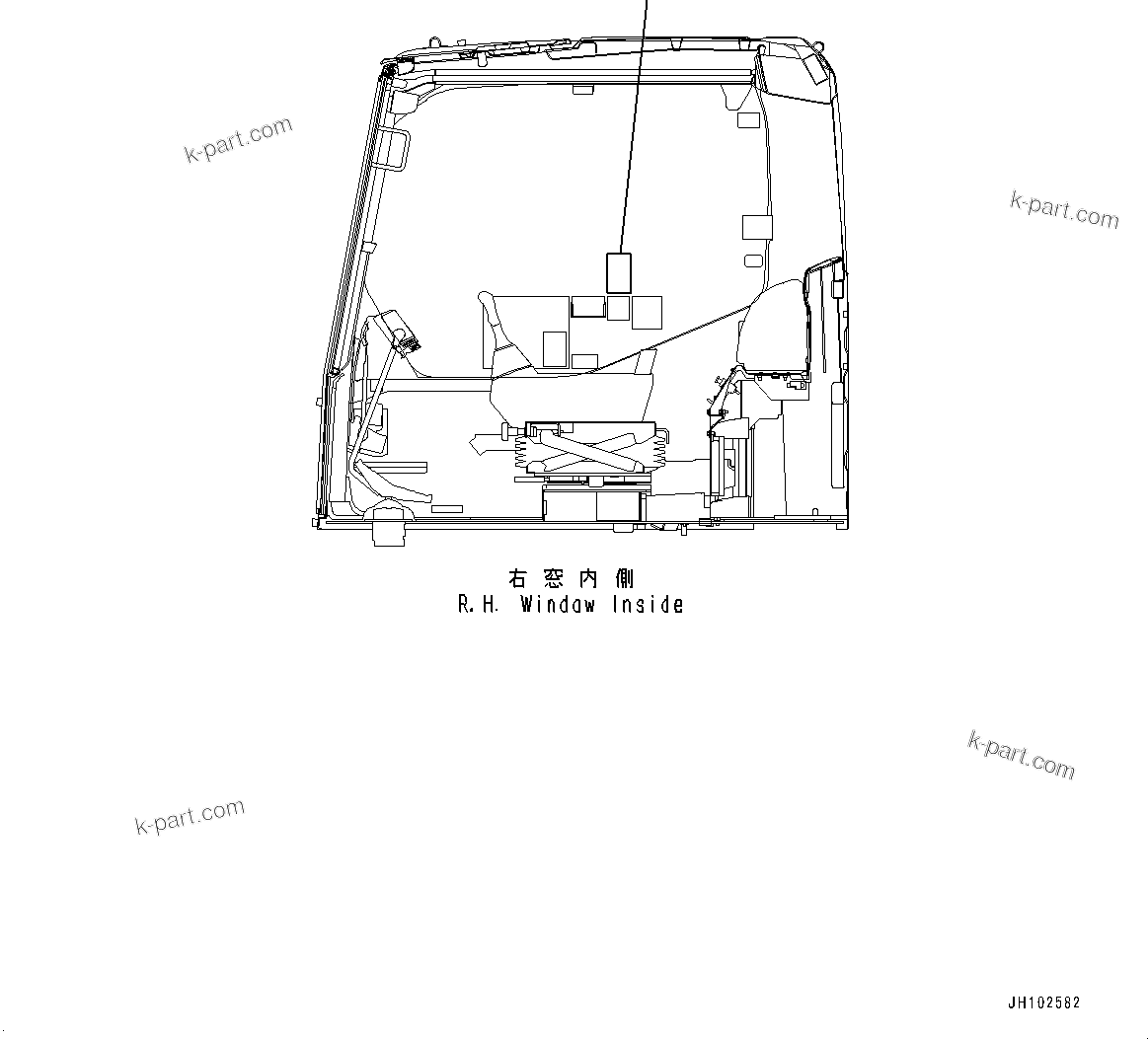 Komatsu parts book diagram for PC170LC-11 S/N 37001-UP: PLATE, CALIFORNIA PROPOSITION 65, (#35001-)
